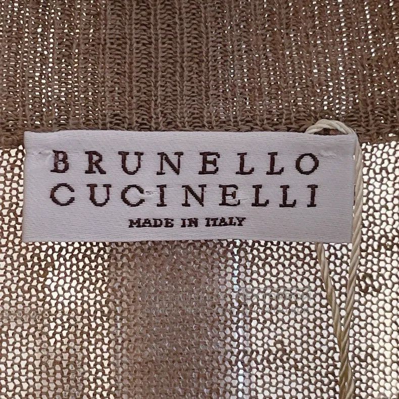 Brunello Cucinelli Brunello Cucinelli Glitter Linen Knit Sweater Size XS / US 0-2 / IT 36-38 - 7 Thumbnail