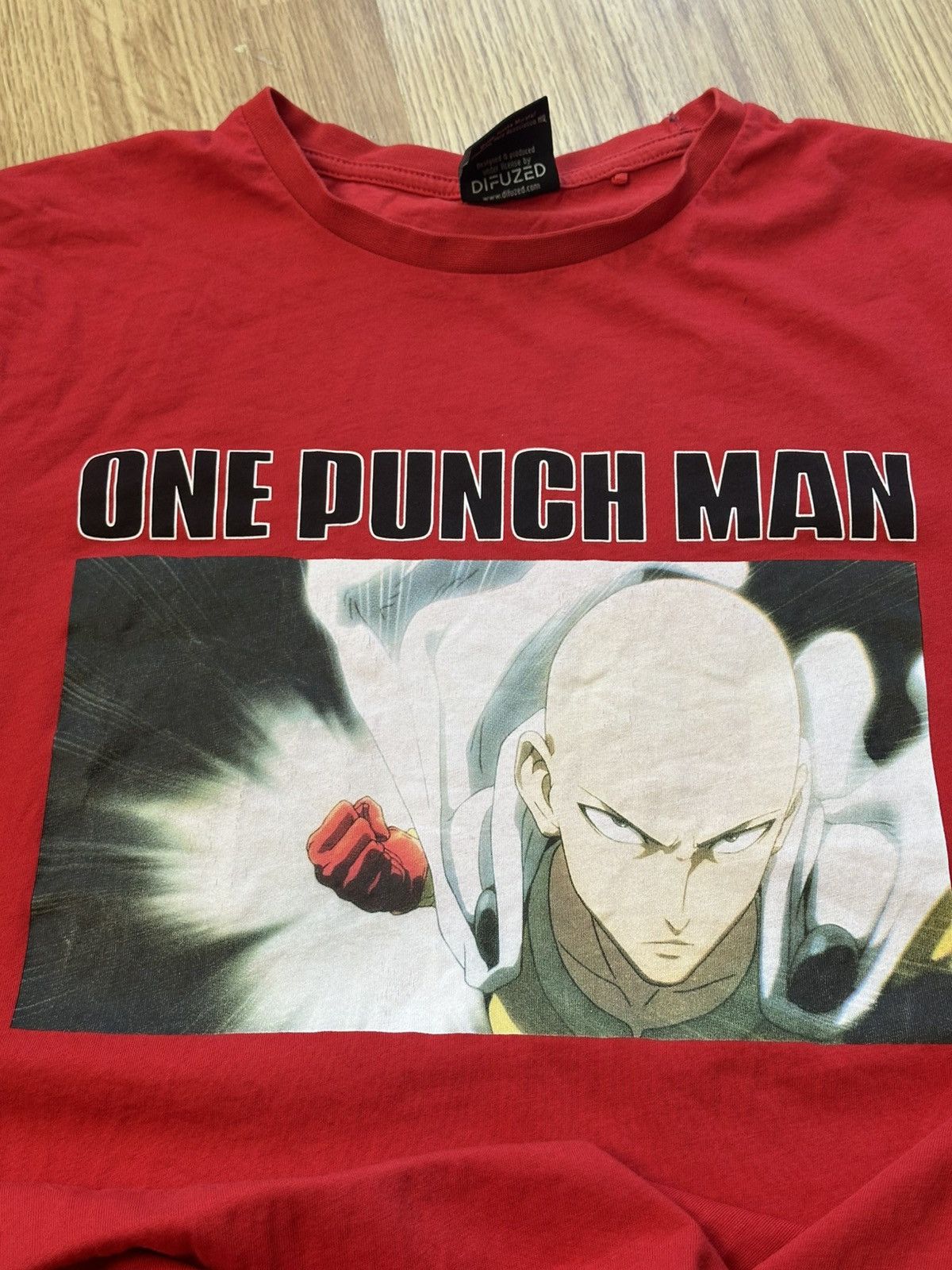 Anime 🔥 One Punch Man Anime Japan T Shirt Manga Naruto Evangelion Size US L / EU 52-54 / 3 - 5 Thumbnail