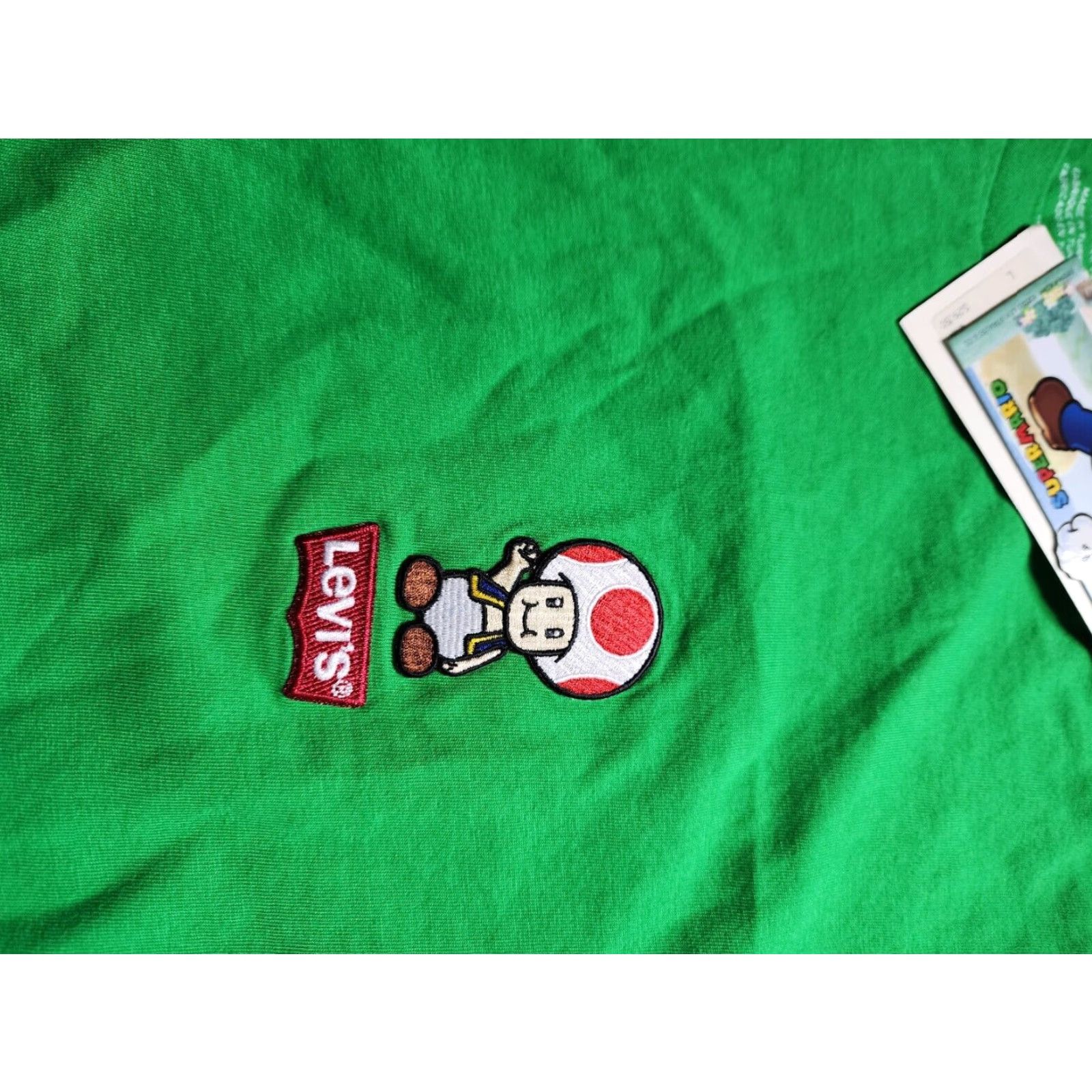 Doublet LEVIS Mens Double Sided Super Mario Toad Green T Shirt Adult Large Size US L / EU 52-54 / 3 - 5 Thumbnail