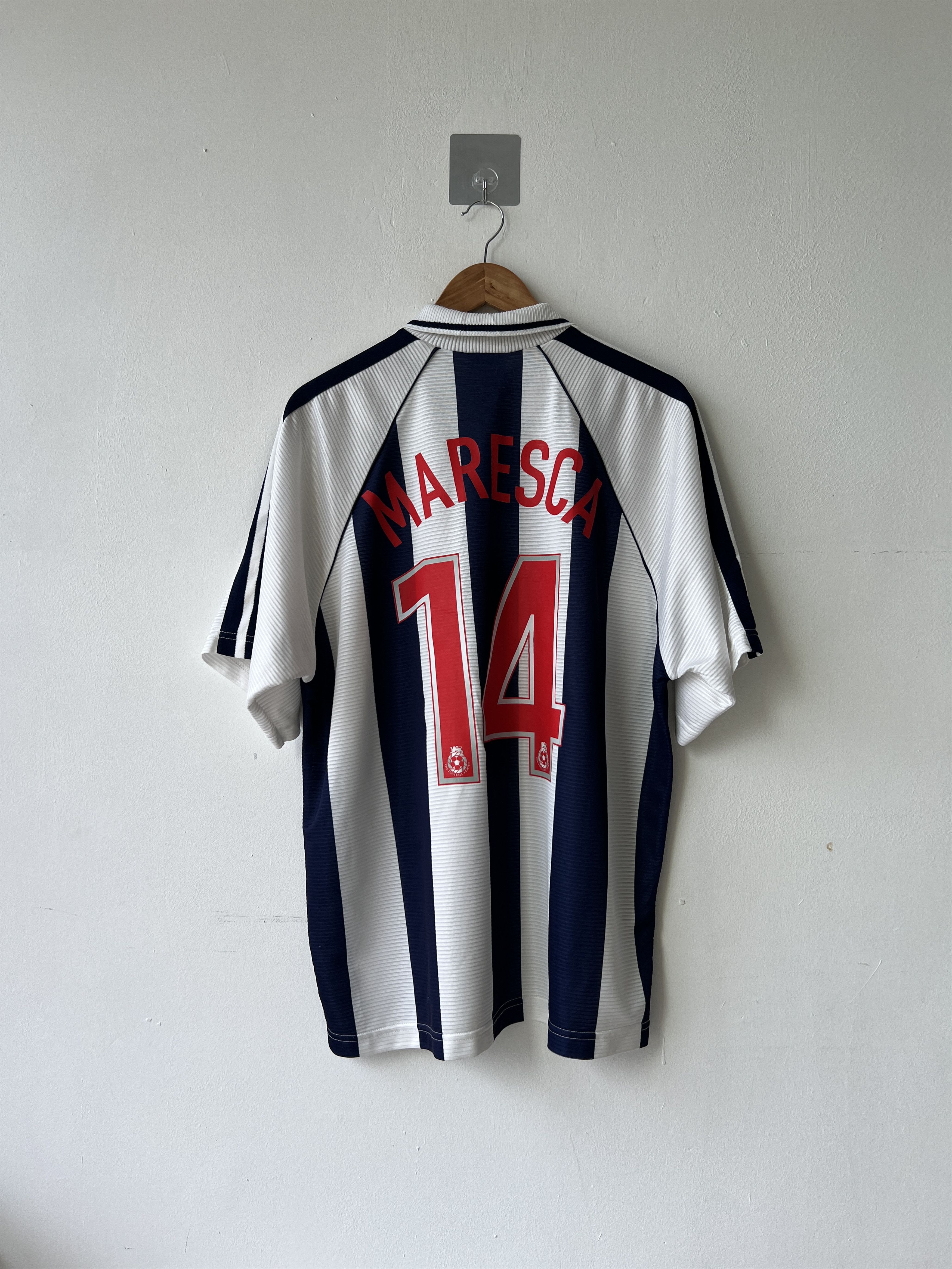 Other (XL) West Brom 1998-00 Home Shirt Enzo Maresca #14 Kit Size US XL / EU 56 / 4 - 1 Thumbnail
