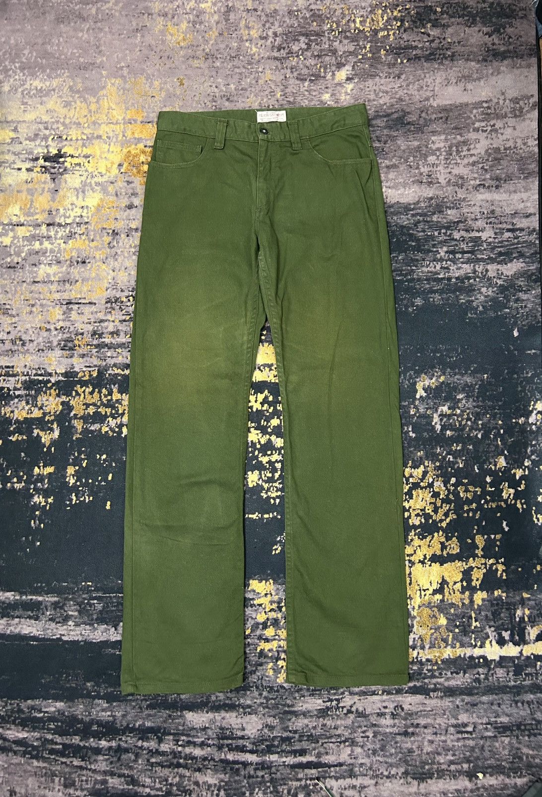Filson Filson Army Green Sun Faded Pants Size US 33 - 1 Thumbnail