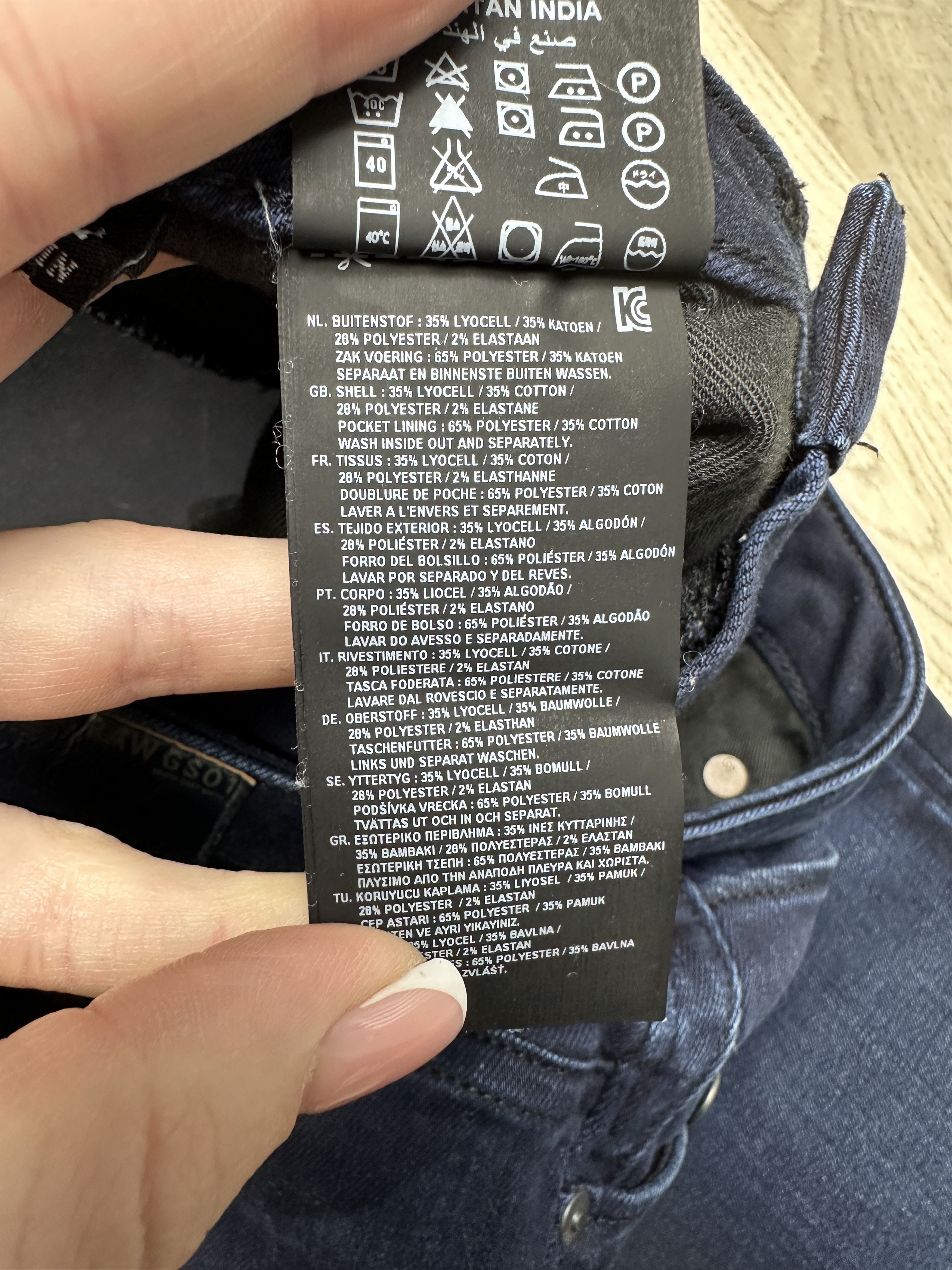 G-Star G Star Raw Womens Arc 3D Kate Tapered Denim Pants Jeans Size 25" / US 0 / IT 36 - 4 Thumbnail