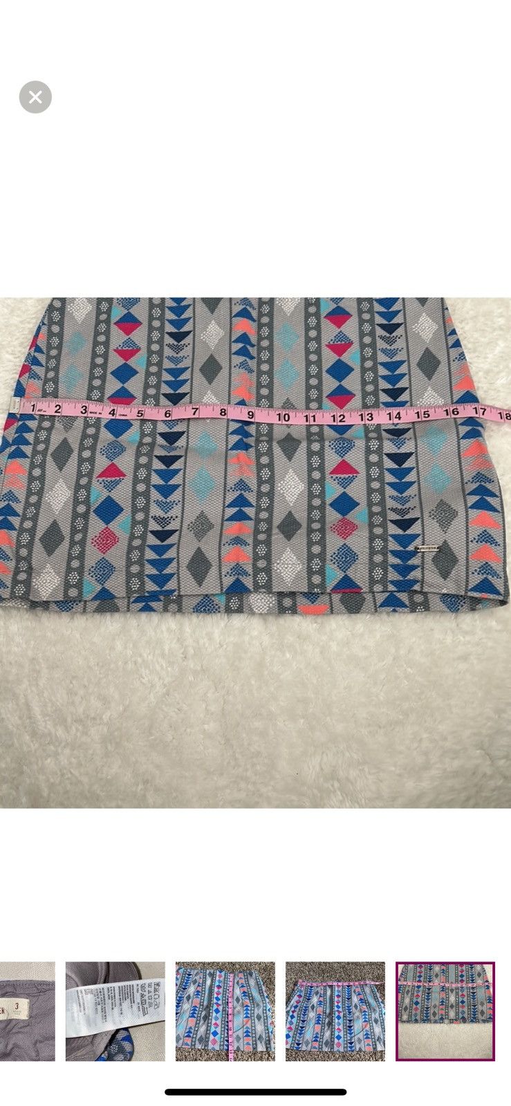 Hollister Hollister geometric mini skirt size 3 Size 26" / US 2 / IT 38 - 5 Thumbnail