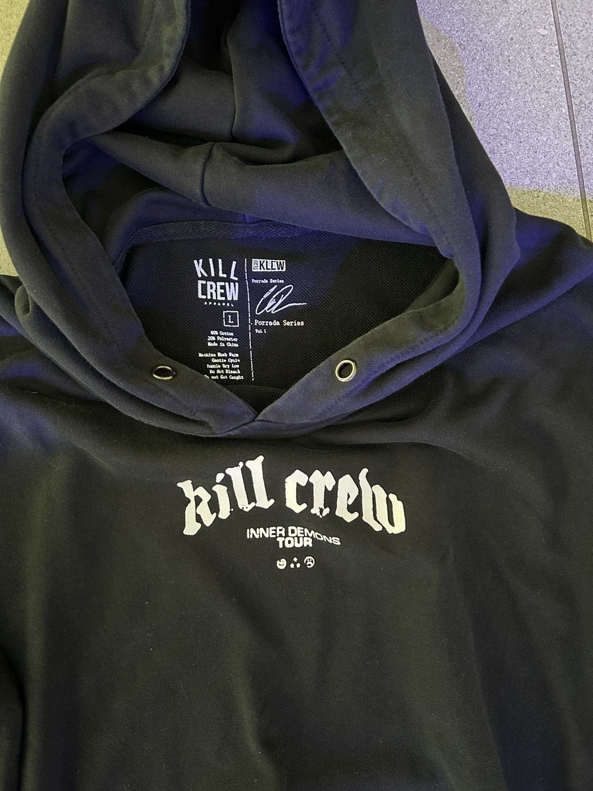 Other Kill Crew Inner Demons Tour Hoodie Black Size L Size US L / EU 52-54 / 3 - 5 Thumbnail