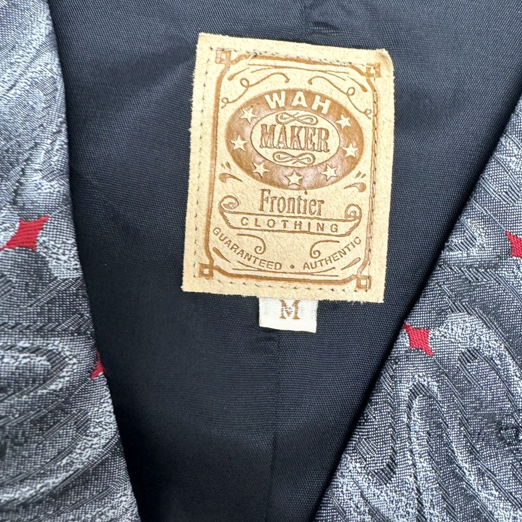 Vintage VINTAGE Wah Maker Frontier Clothing Western Vest Mens M Geometric Gray USA vest Mens M Wahmaker Western Vest Grey Geometric Vintage USA Size US M / EU 48-50 / 2 - 3 Thumbnail