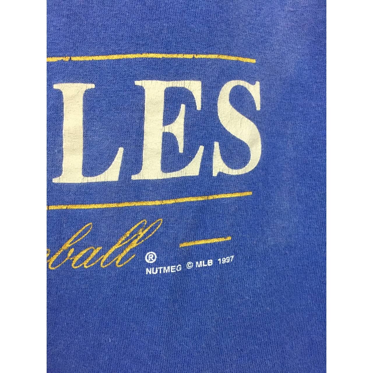 MLB Vtg 90s Nutmeg Los Angeles Dodgers MLB American Sport Tee Size US M / EU 48-50 / 2 - 8 Thumbnail