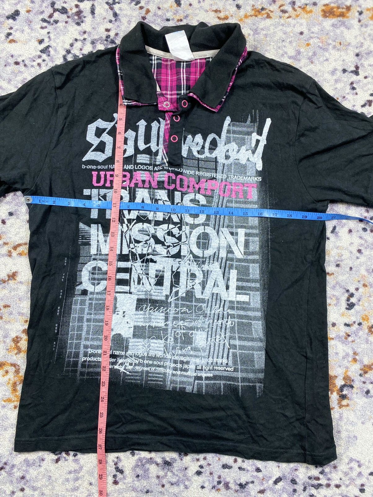 Beauty Beast × Hysteric Glamour × Japanese Brand Undefined Japan Double Layers Poem Tees Size US L / EU 52-54 / 3 - 7 Thumbnail