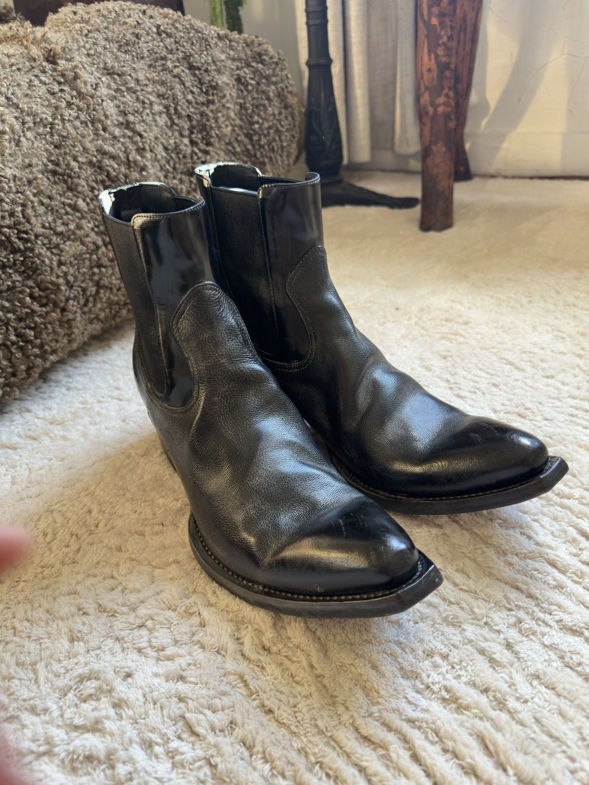 Prada Prada leather used boots Size US 11 / EU 44 - 9 Thumbnail