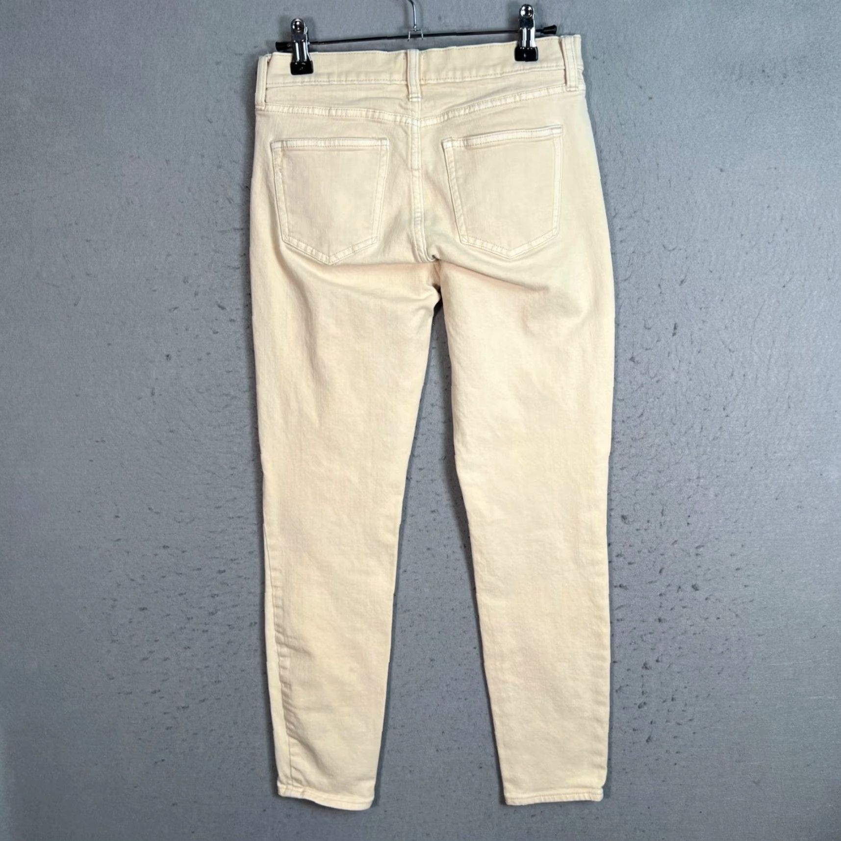 Gap Gap Denim Jeans Womens Size 25 Cream True Skinny Stretchy Casual Pants Size 26" / US 2 / IT 38 - 2 Thumbnail