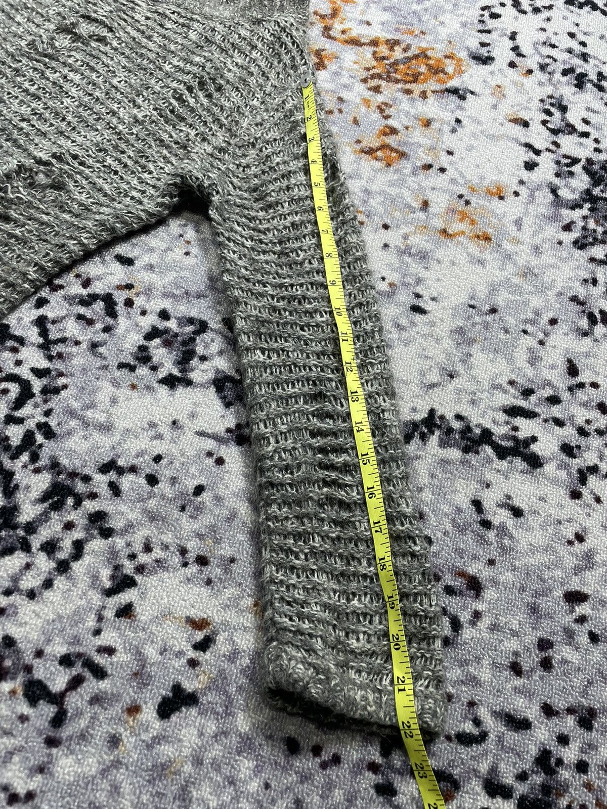 Beauty Beast × Hysteric Glamour × Japanese Brand Japanese-e Distressed Trashed knit Sweater Size US M / EU 48-50 / 2 - 7 Thumbnail