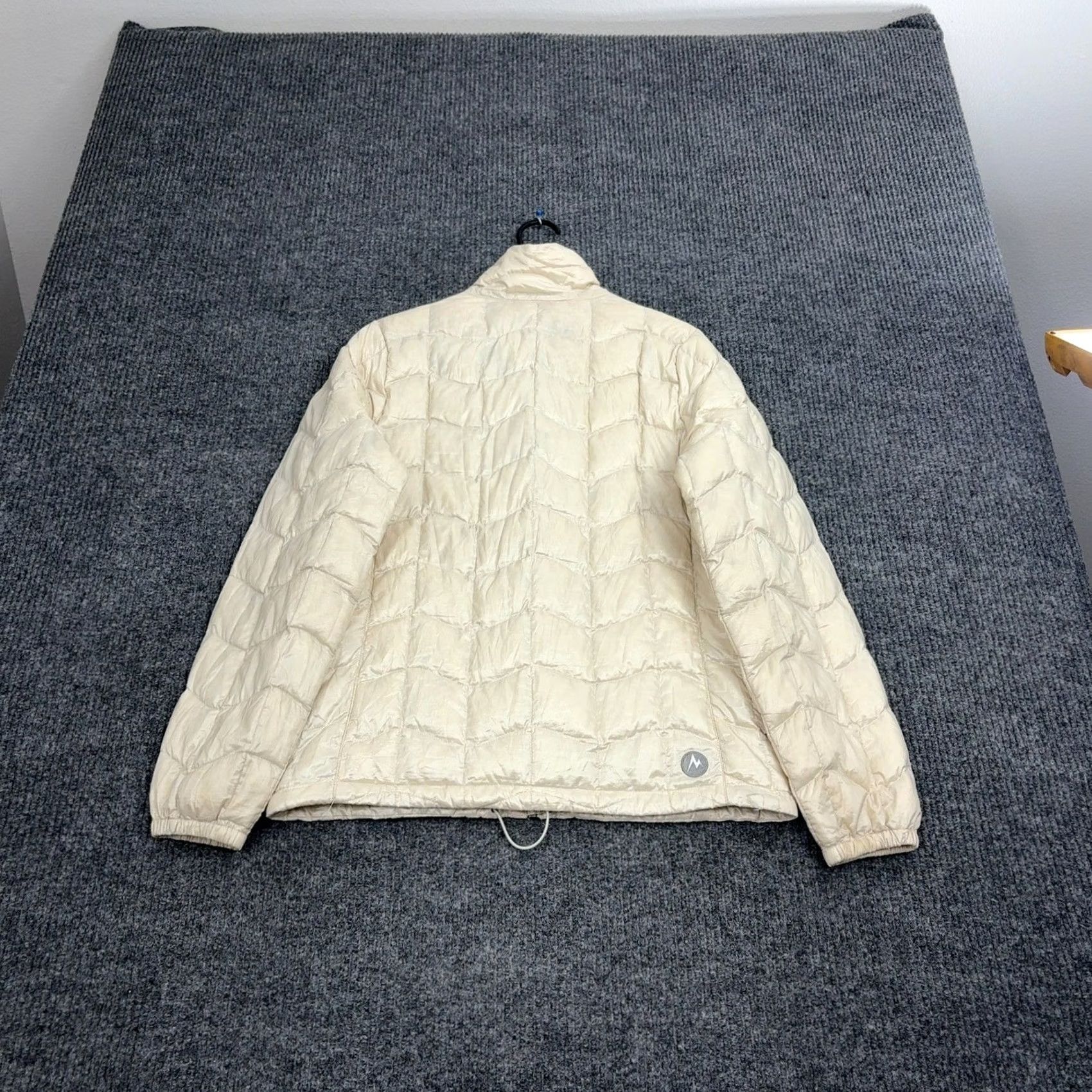 Marmot Marmot Puffer Jacket Womens M Cream 800 Fill Down Quilted Full Zip Gorpcore Size M / US 6-8 / IT 42-44 - 6 Thumbnail