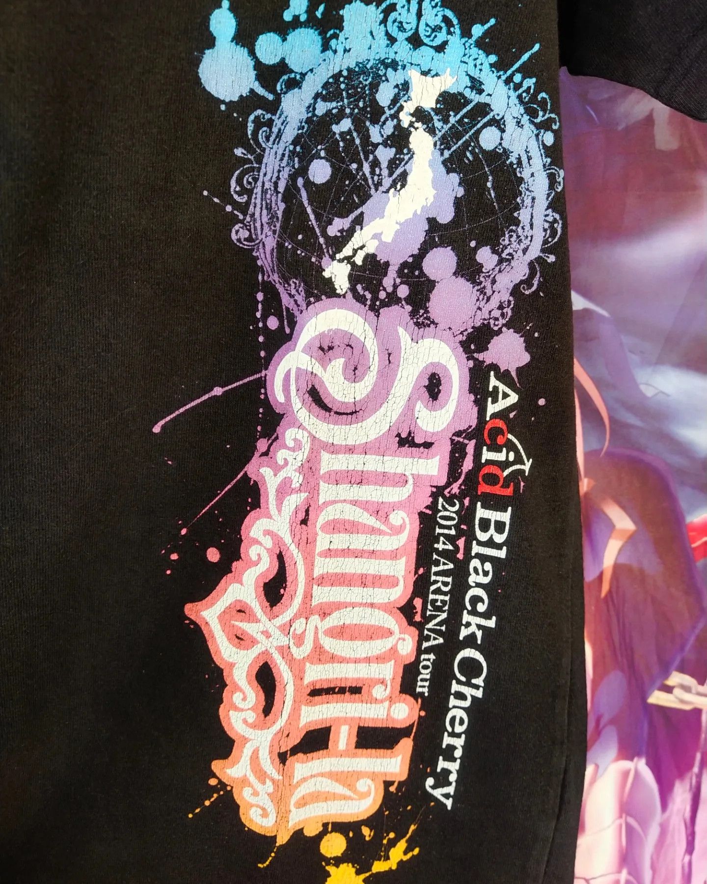 Band Tees Acid Black Cherry Shangri-La 2014 Arena Tour Band Tee Size US M / EU 48-50 / 2 - 2 Thumbnail