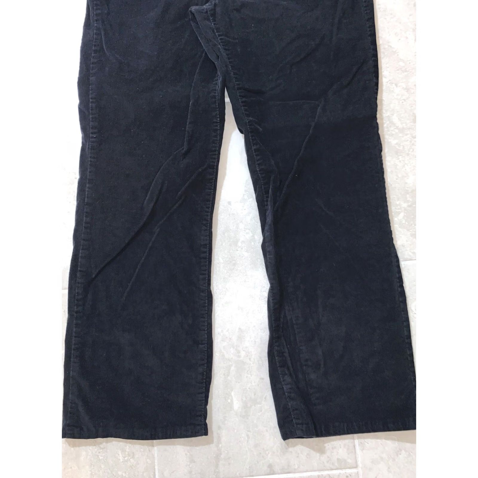 Nine West Women's 14 Nine West Black Corduroy Pants Size 36" / US 14 / IT 50 - 3 Thumbnail