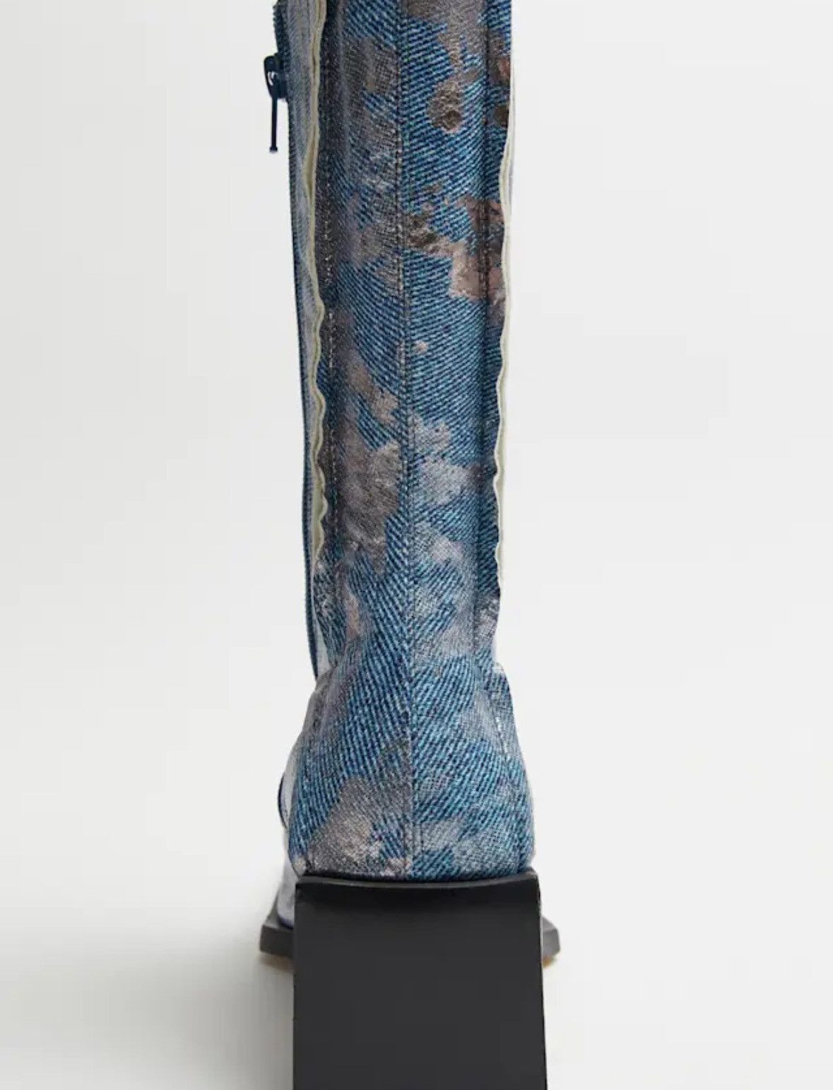 Miista Miista Reiko Denim Boots Size US 9 / IT 39 - 4 Thumbnail