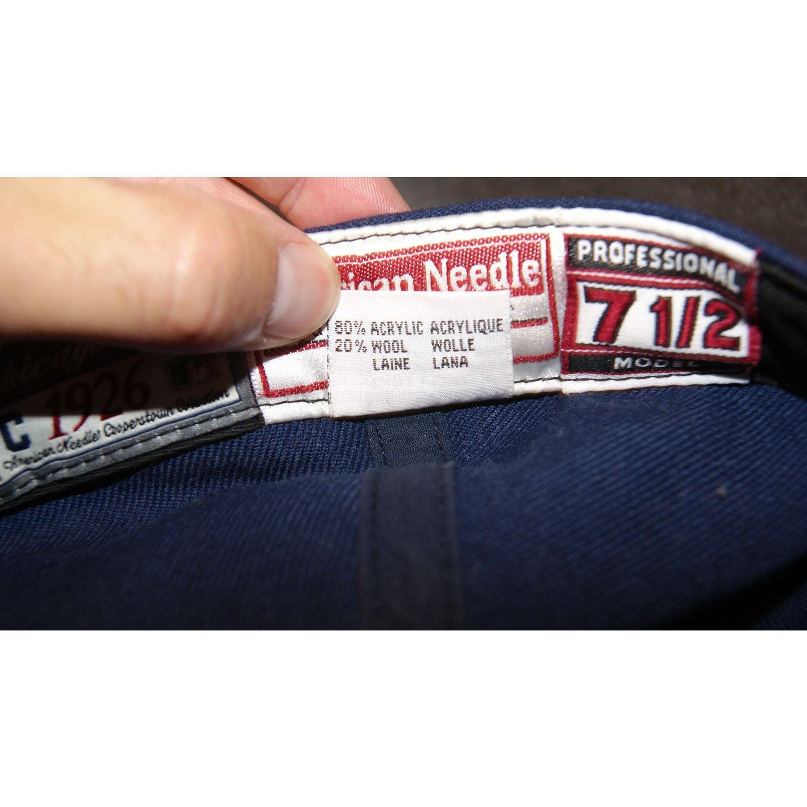 American Needle Chicago Cubs 1926 Logo American Needle Hat Cap 7 1/2 Wool Size ONE SIZE - 8 Thumbnail