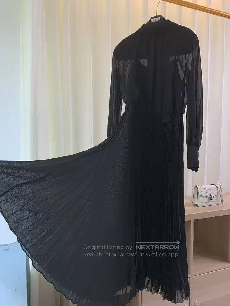 Max Mara Max Mara Black Maxi Dress Size M / US 6-8 / IT 42-44 - 3 Thumbnail