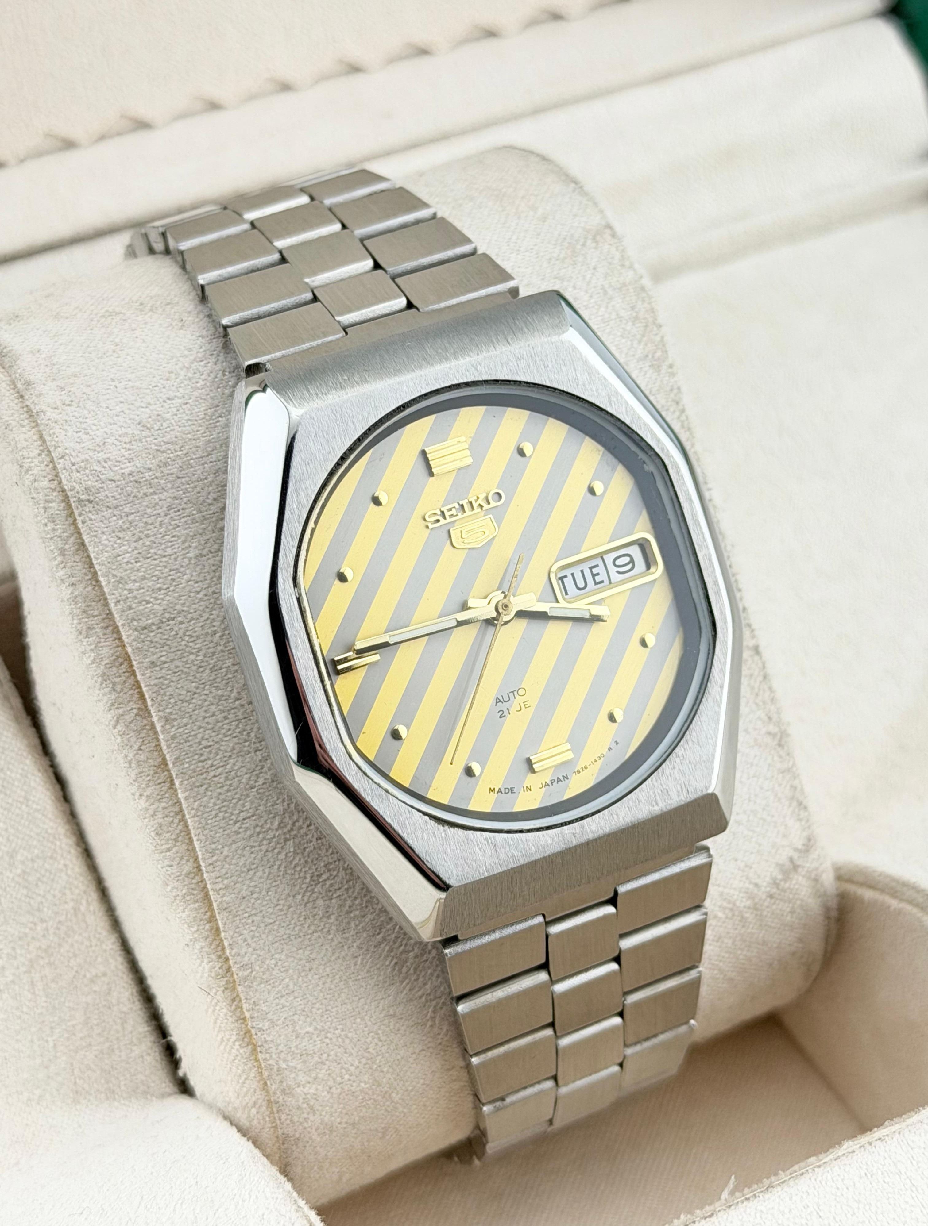 Seiko Vintage Men's Wrist Automatic Watch Size 38 - 3 Thumbnail