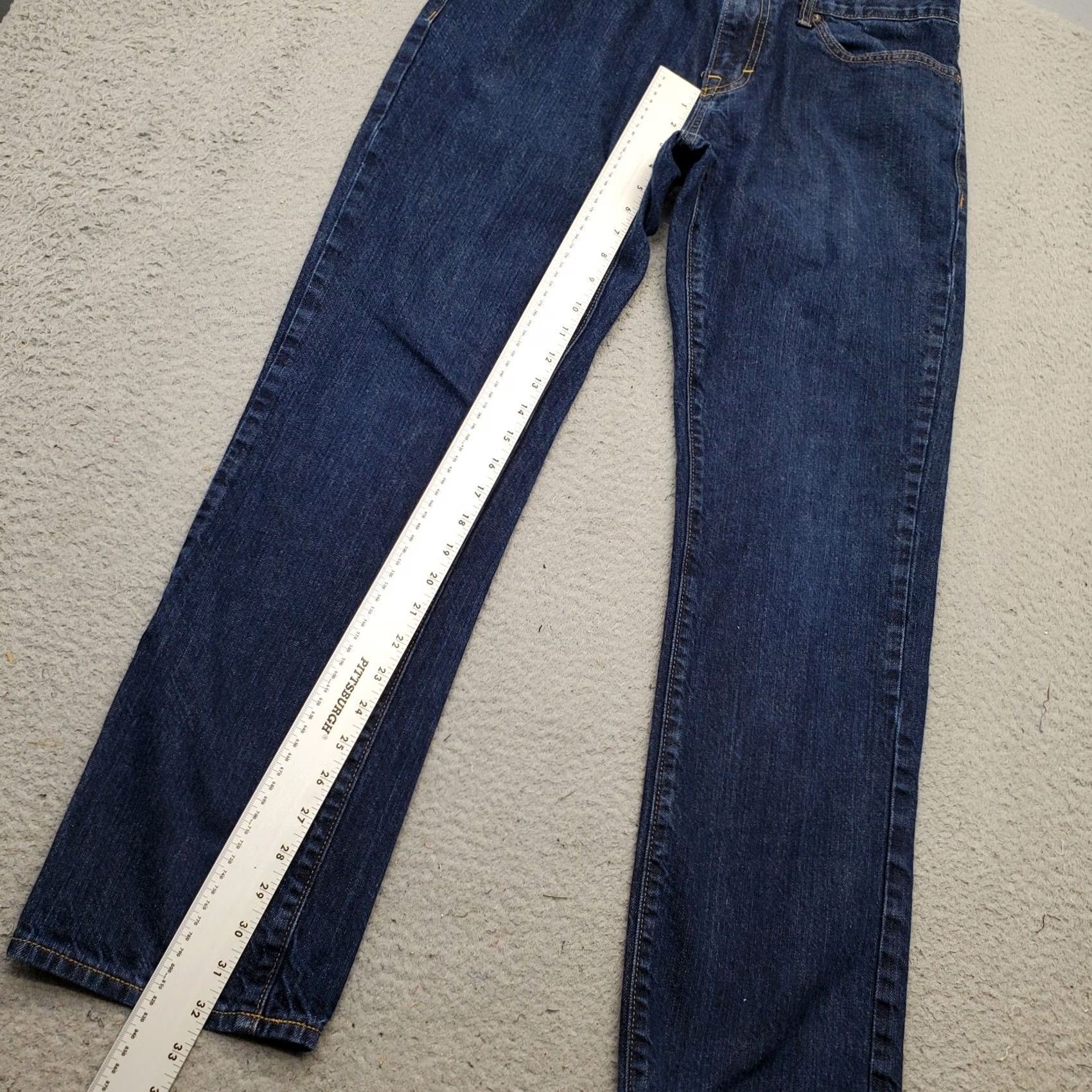 Old Navy Old Navy Mens Navy Western Jeans 34x32 Denim Straight Leg 5-Pocket Outdoor Boots Not Included Size US 34 / EU 50 - 5 Thumbnail
