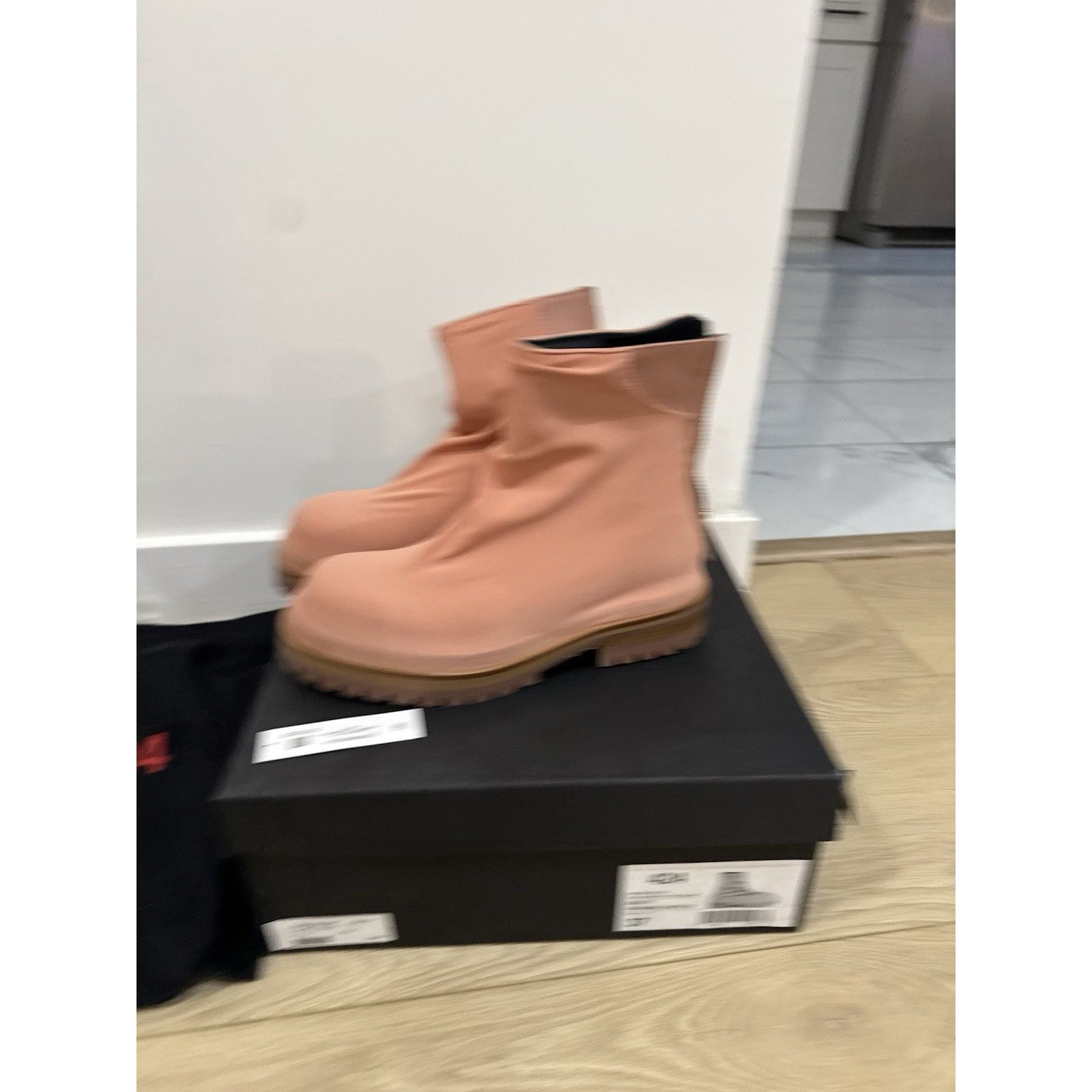 424 424 Marathon Boot 'Light Pink' Zipped Ankle Size 37 Size US 5 / EU 37 - 7 Thumbnail