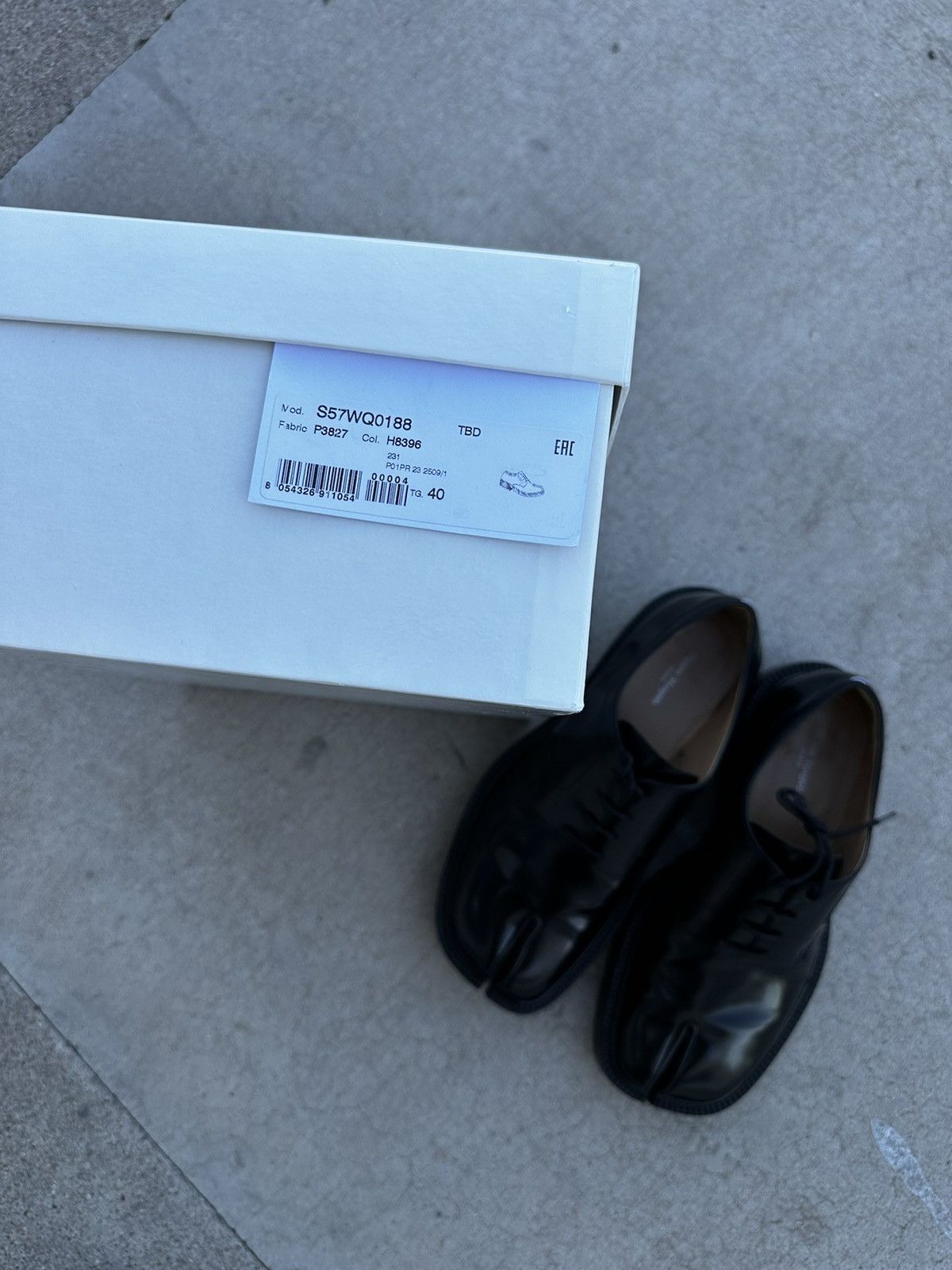 Maison Margiela Maison Margiela Tabi lace-up derby shoes Size US 8 / EU 41 - 9 Thumbnail