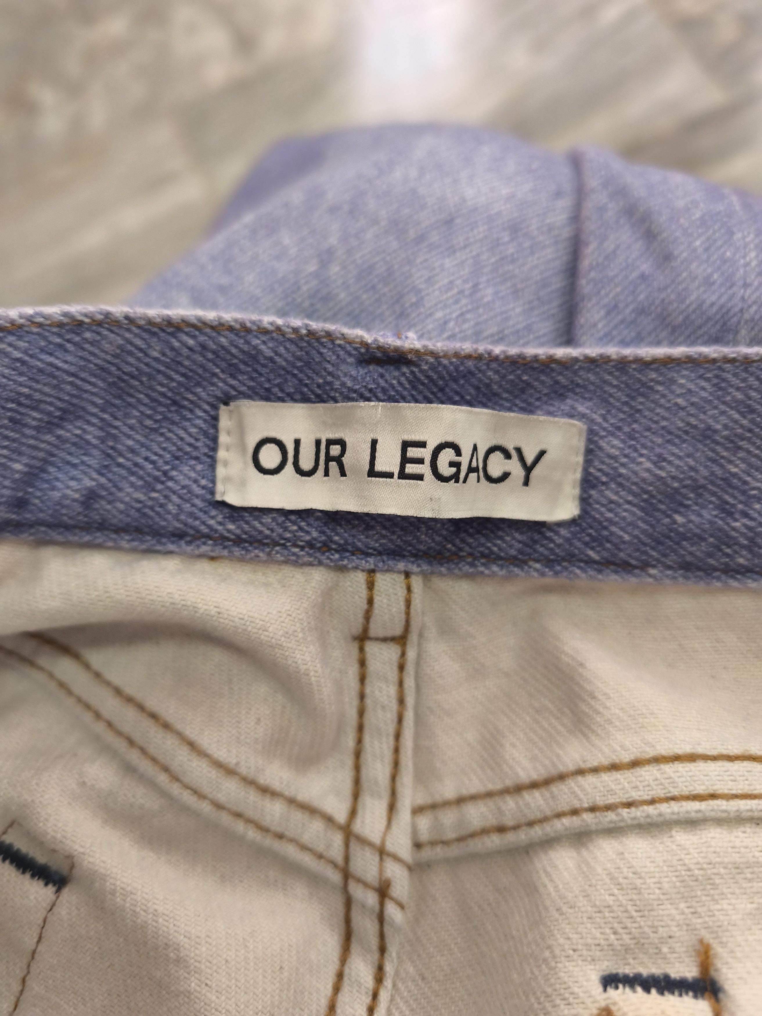 Our Legacy OUR LEGACY THIRD CUT WIDE DENIM PANTS Size US 30 / EU 46 - 13 Thumbnail