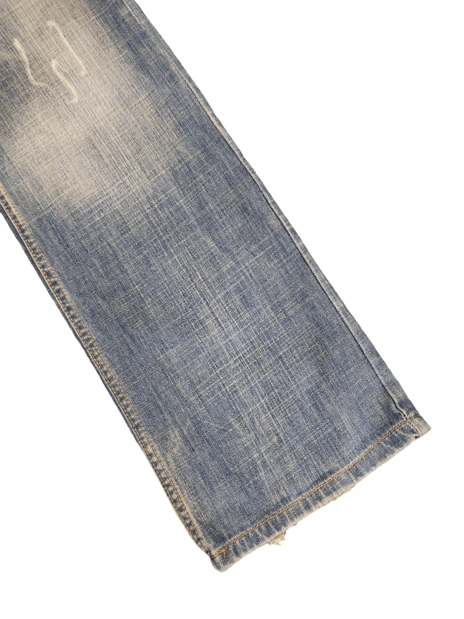 Diesel Flare Jeans Diesel Clawmark Distress Faded Boot Cut Y2k Size US 31 - 17 Thumbnail