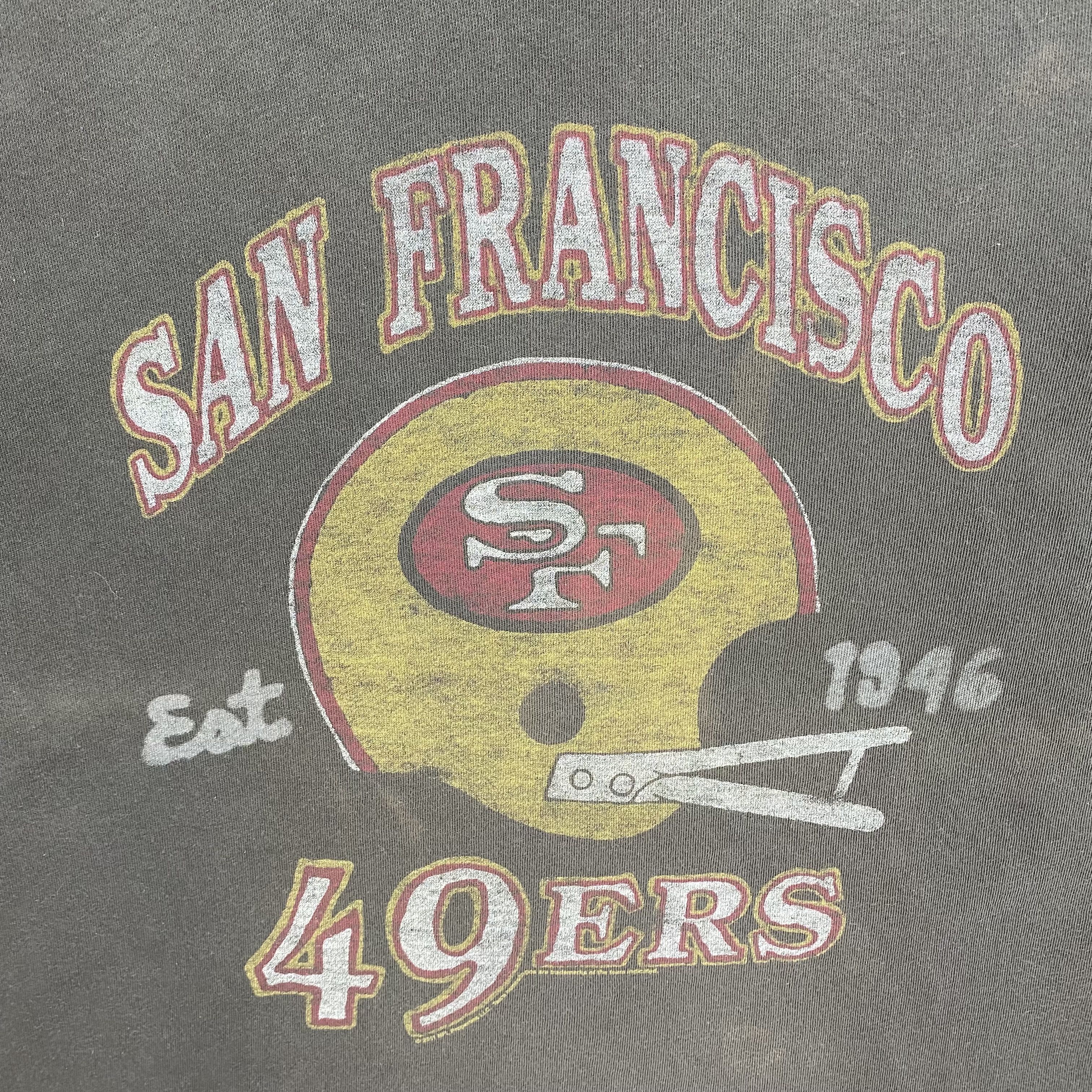 NFL Vintage Y2K NFL San Francisco 49ers T-Shirt Sportswear Tees Size US XL / EU 56 / 4 - 2 Thumbnail
