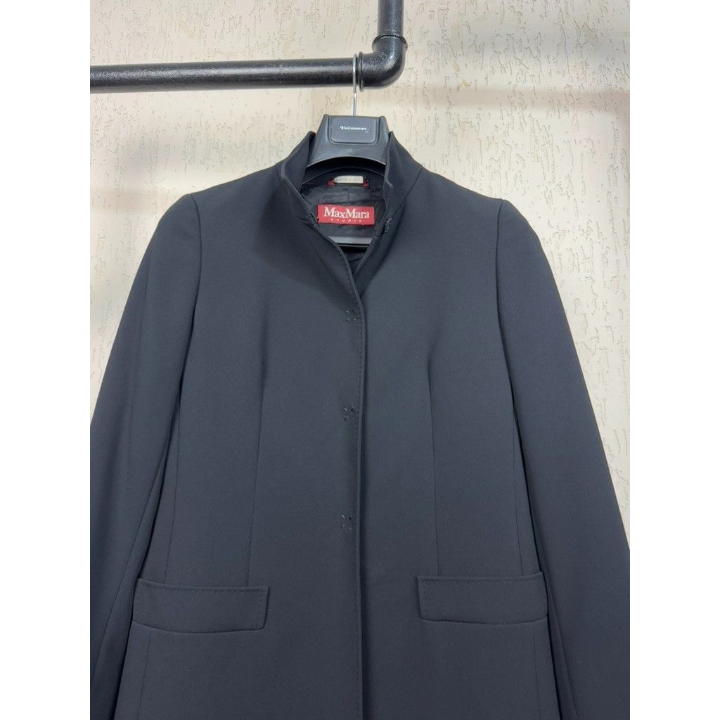 Max Mara Max Mara Studio Triacetate Black Jacket Coat Size 8 US Italy Size M / US 6-8 / IT 42-44 - 6 Thumbnail