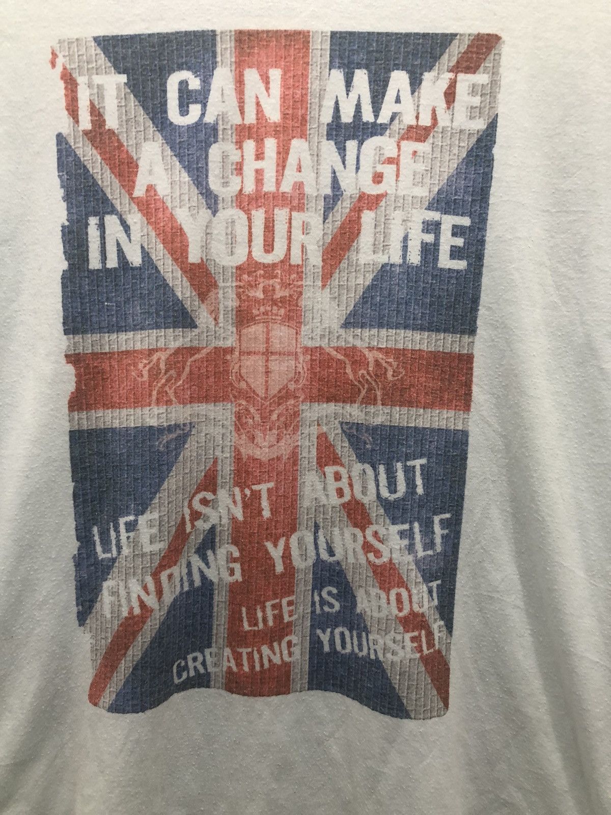 Beauty Beast IT CAN MAKE A CHANGE IN YOUR LIFE ENGLAND FLAG Size US L / EU 52-54 / 3 - 3 Thumbnail