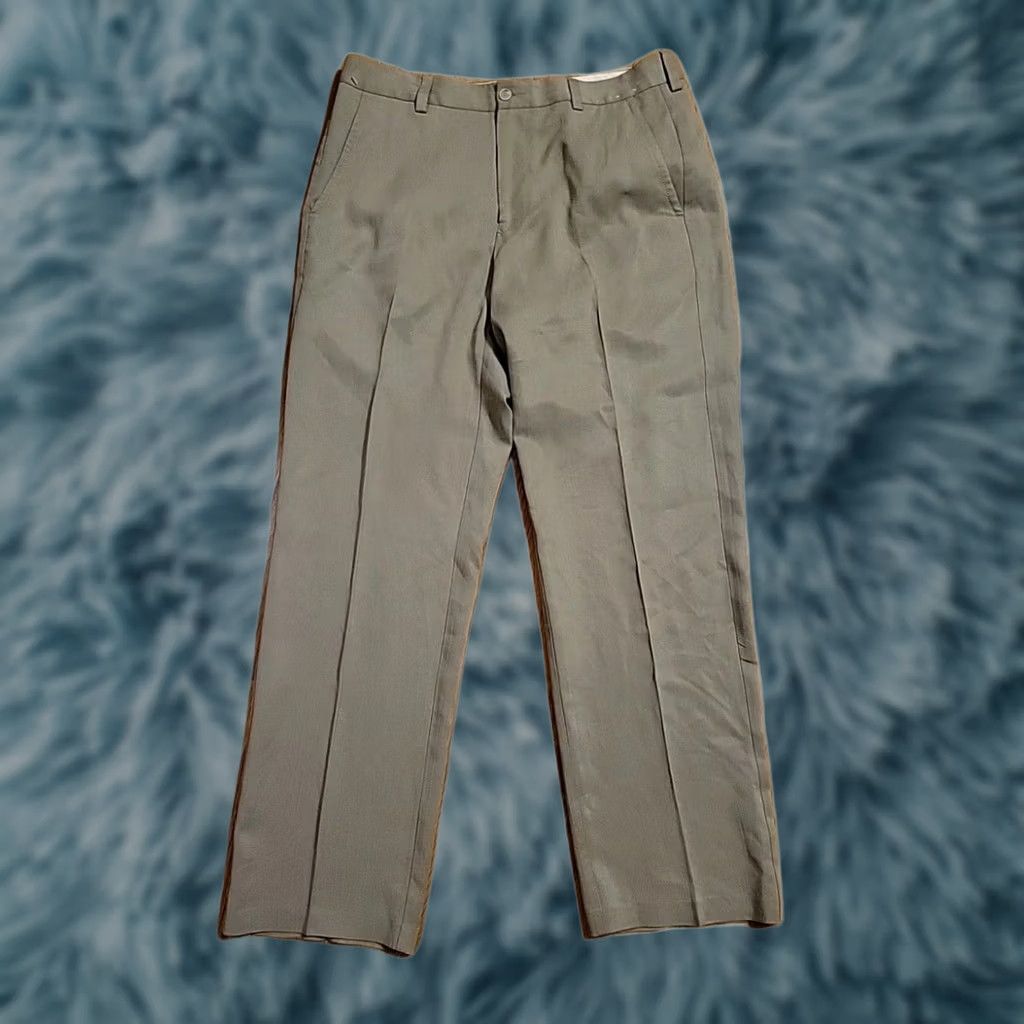 Vintage Tommy Bahama Wool Blend Pants Chino Flat Front 34" x 32" Beige Men Regular Vintage: No Mens Size US 34 / EU 50 - 1 Thumbnail