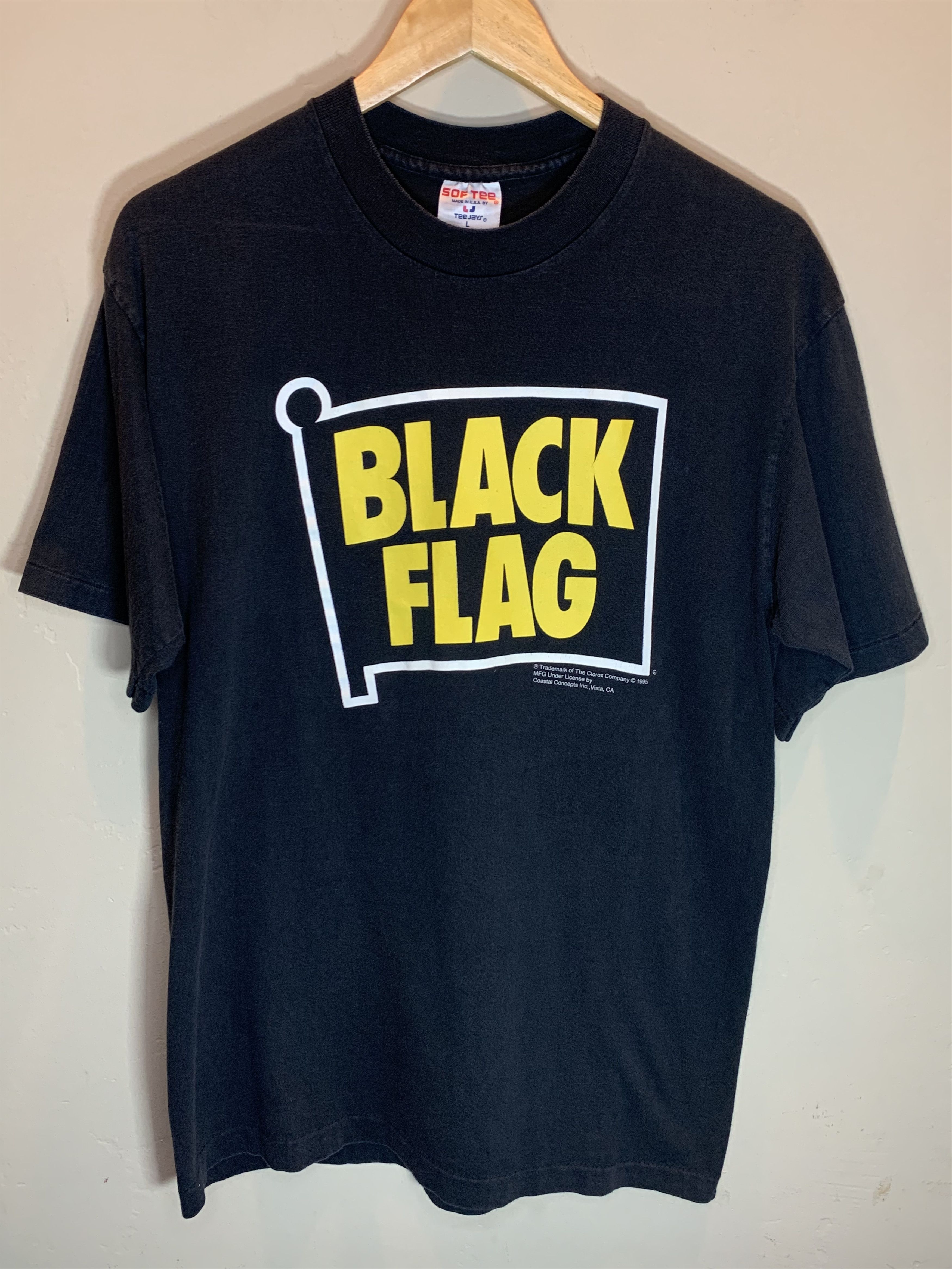 Band Tees RARE* Vintage 90’s Black Flag Single Stitch USA-Made T-Shirt Size US L / EU 52-54 / 3 - 1 Thumbnail
