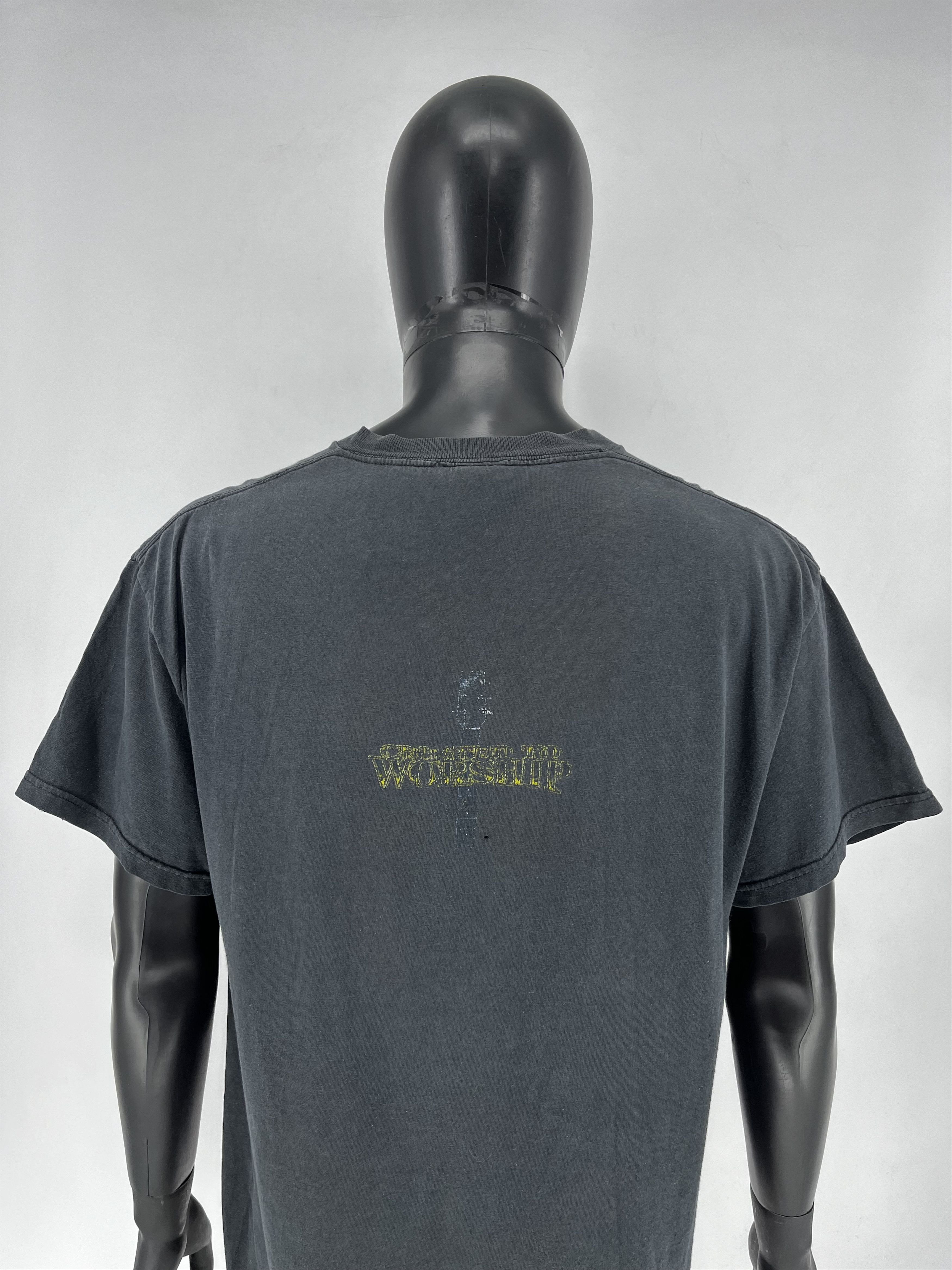 Band Tees Vintage Created To Worship Shirt Mens Large Black 1990s Size US L / EU 52-54 / 3 - 11 Thumbnail