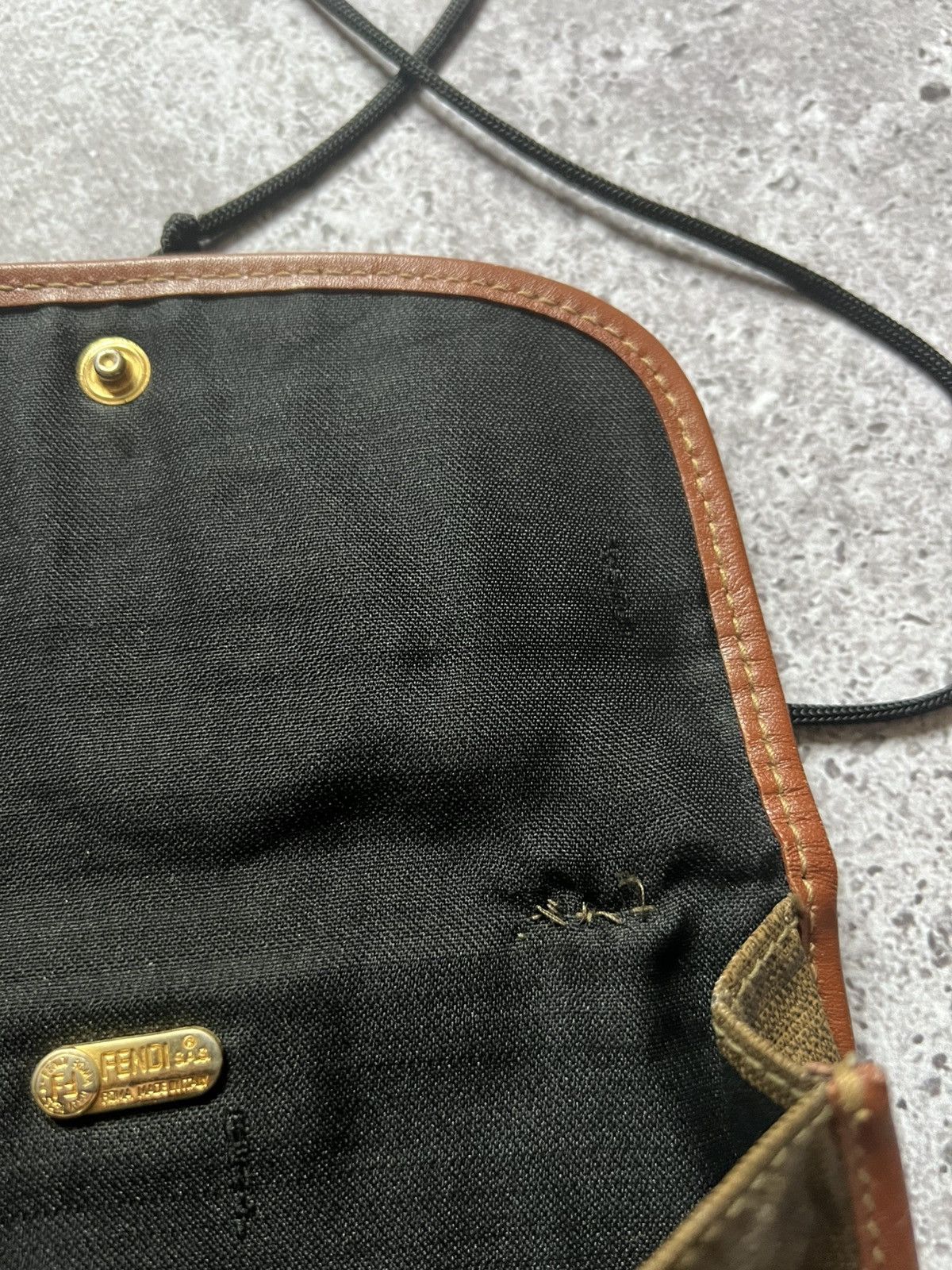 Fendi Vintage 70s 80s Fendi Clutch Bag Monogram Size ONE SIZE - 20 Thumbnail