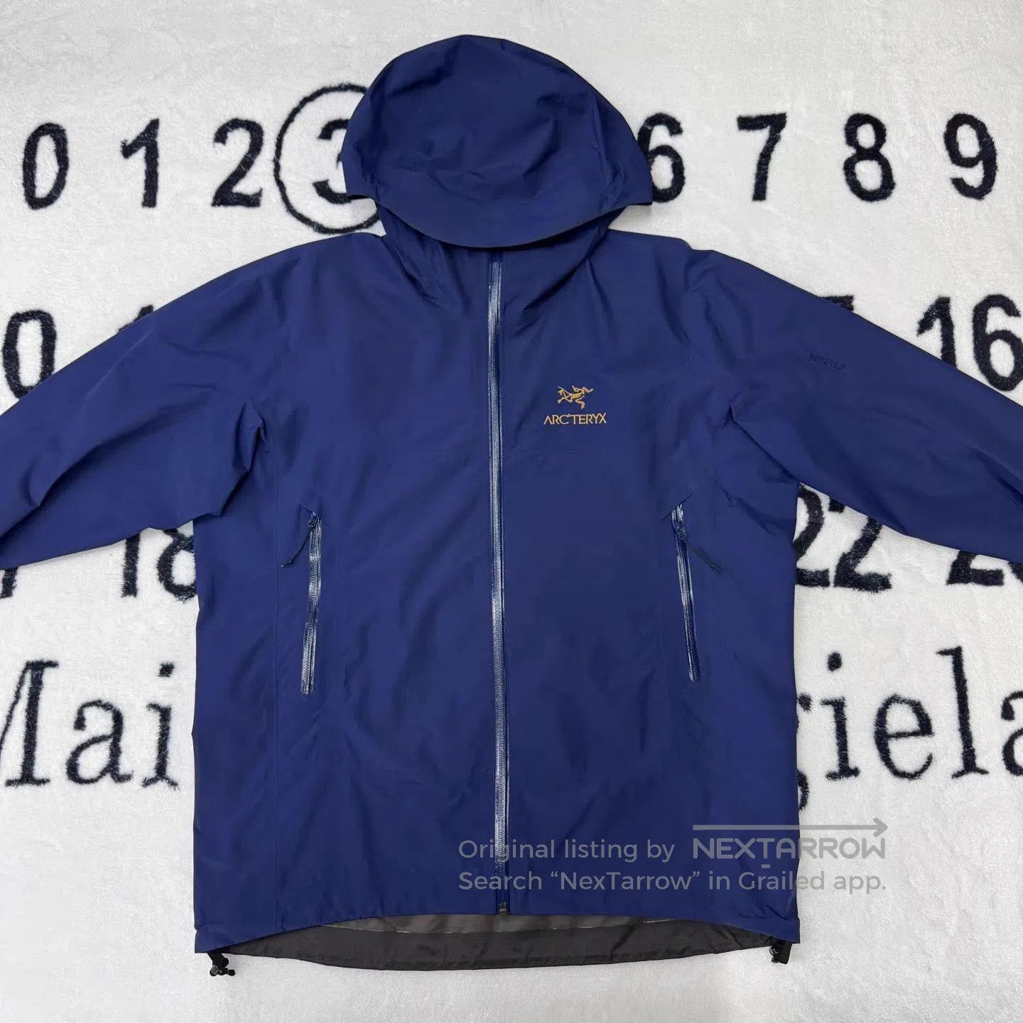 Arc'teryx Blue Hooded Light Jacket with Zip Pockets. Size US L / EU 52-54 / 3 - 1 Thumbnail