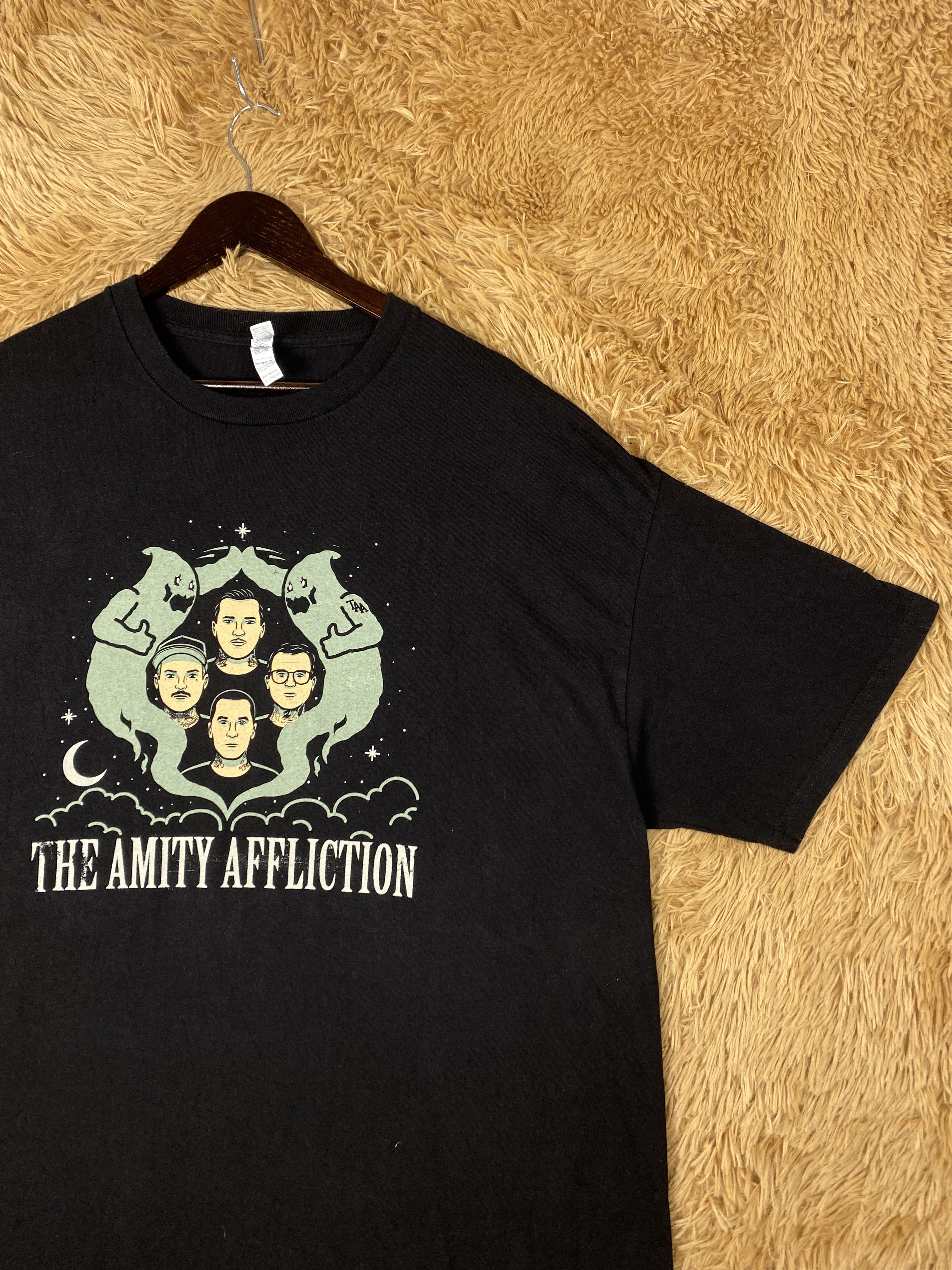 Band Tees Vintage The Amity Affliction Shorts Sleeve T-Shirts PT0097 Size US XL / EU 56 / 4 - 3 Thumbnail