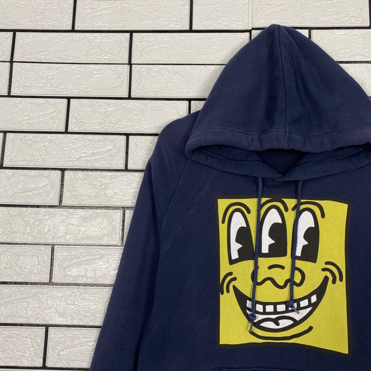 Japanese Brand 📌Vintage Hoodie Keith Harring Big Logo Size US L / EU 52-54 / 3 - 8 Thumbnail