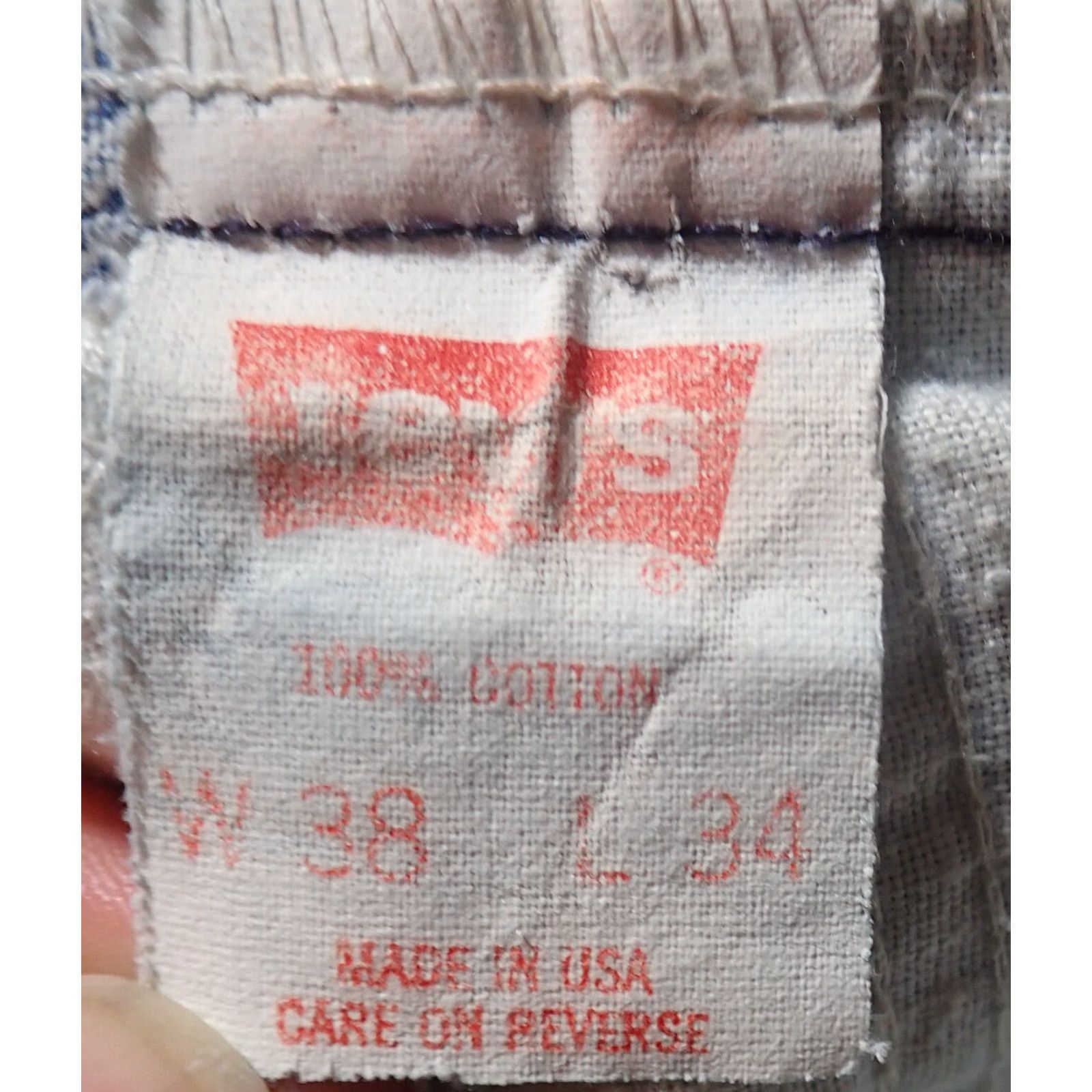 Levi's VINTAGE Levi's 505 Distressed Denim Jeans Men's 38x32 Blue High Rise Size US 38 / EU 54 - 5 Thumbnail