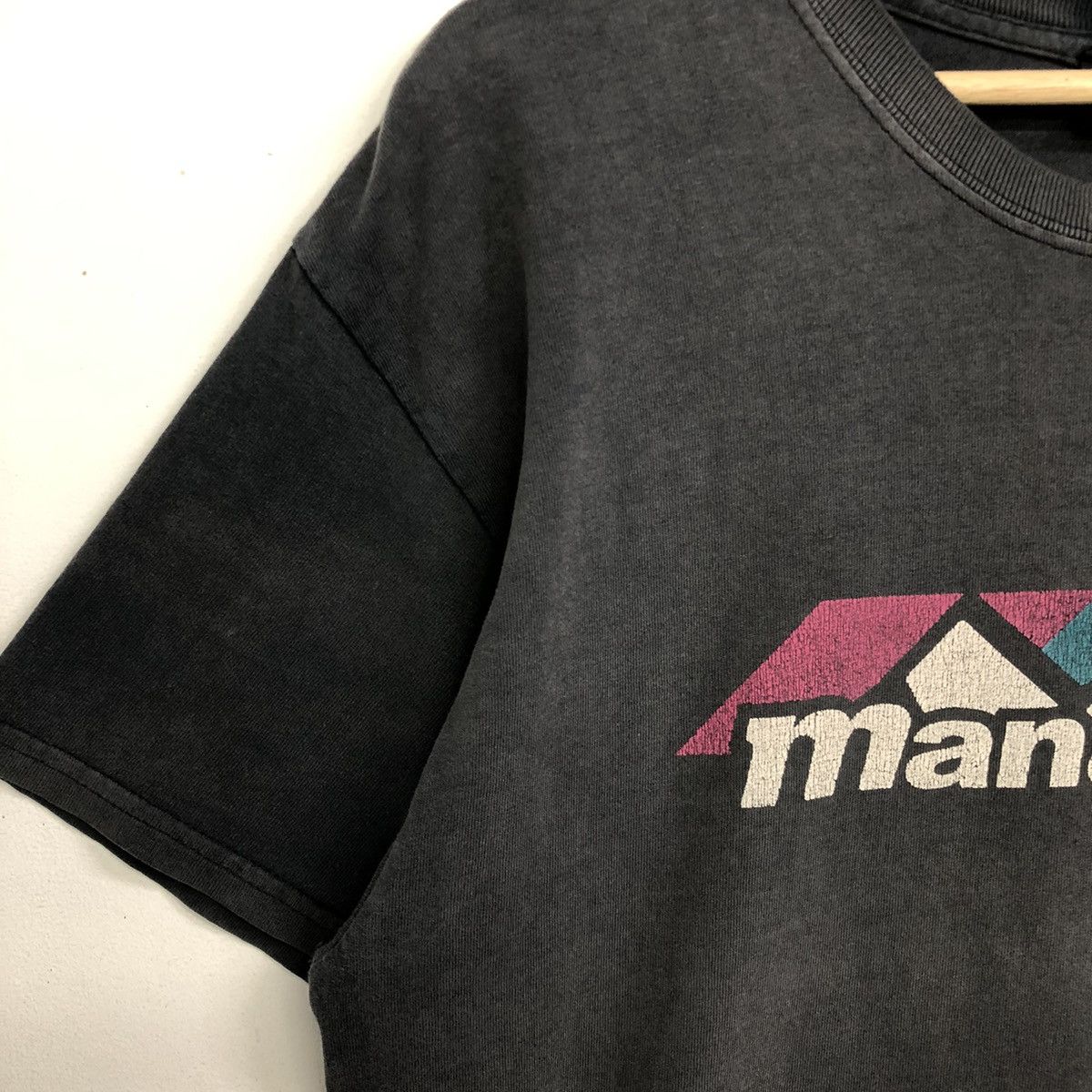 Manastash × Vintage Vintage Manastash Sunfaded Spellout Tshirt Size US L / EU 52-54 / 3 - 9 Thumbnail