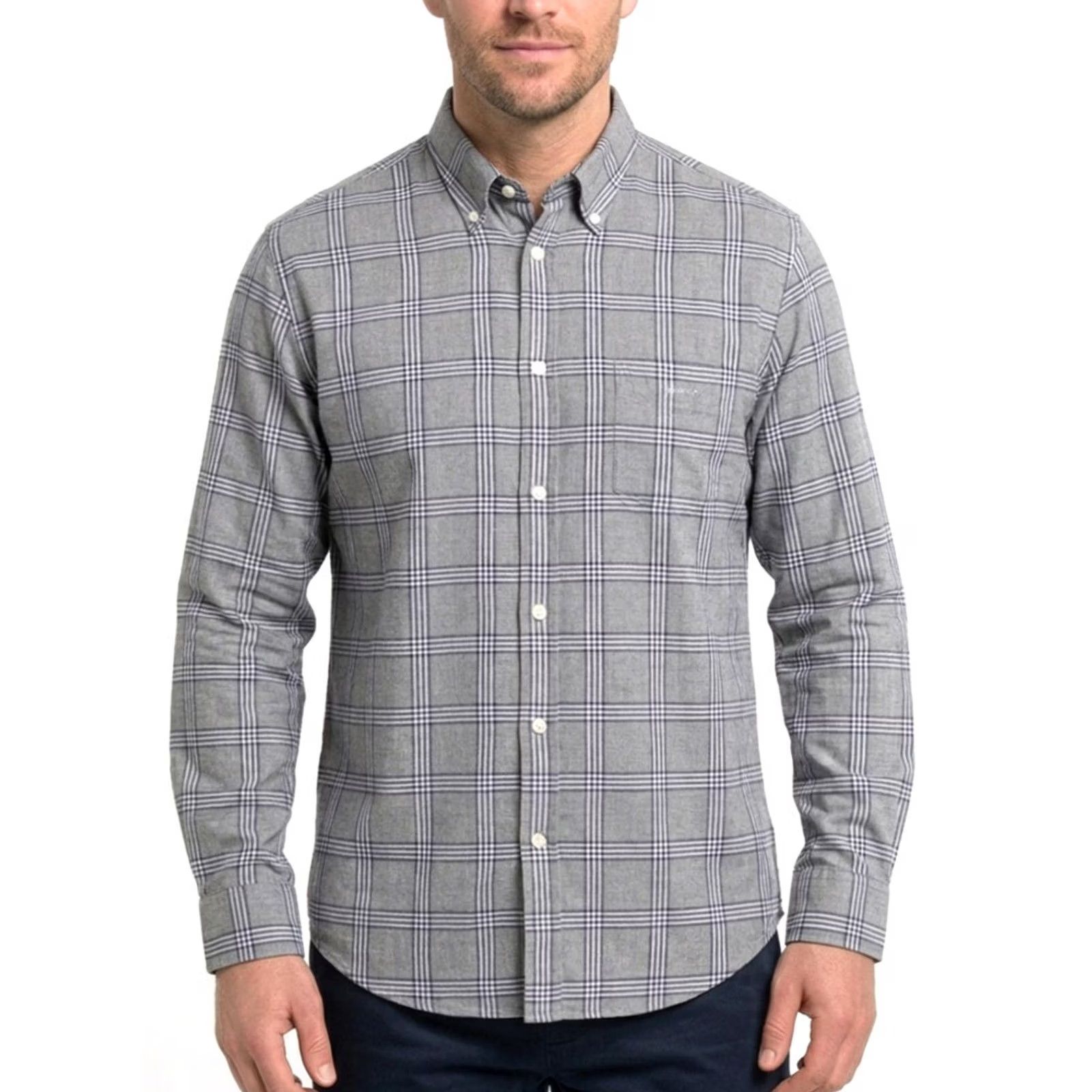 Gant GANT Maine Twill E-Z Fit Shirt Men Size XL Long Sleeve Check VR4024 Size US XL / EU 56 / 4 - 2 Thumbnail