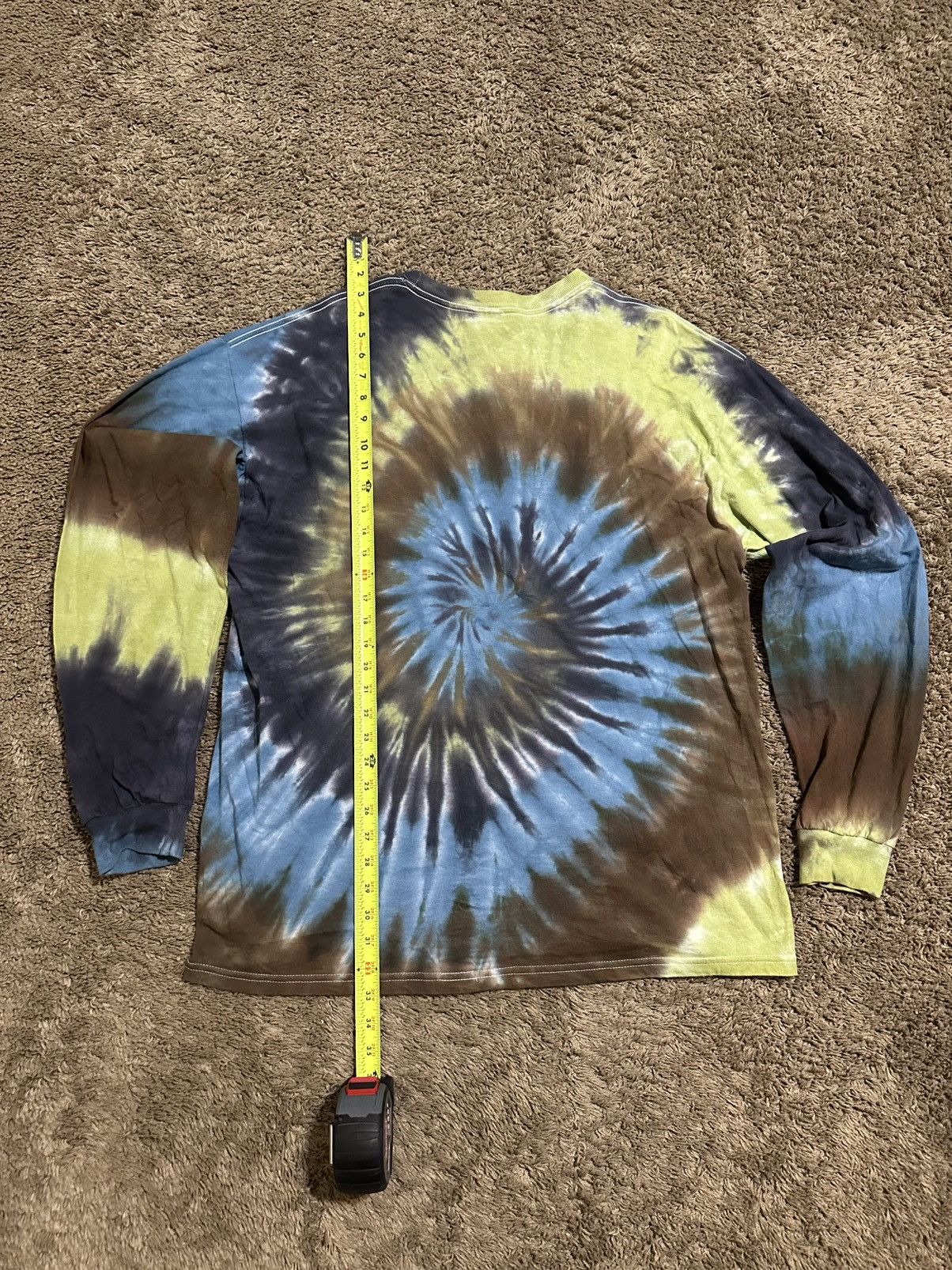 Gildan Vintage Tie-Dye “green & blue” shirt 00s size Xl Size US XL / EU 56 / 4 - 6 Thumbnail