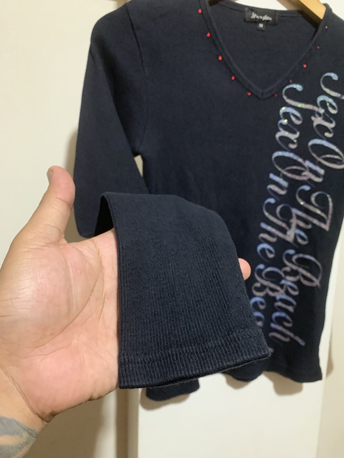 Hysteric Glamour × Supreme Japanese Place Plan Gothic Poem Surfing Sexs LongSleeve Tee Size US M / EU 48-50 / 2 - 3 Thumbnail