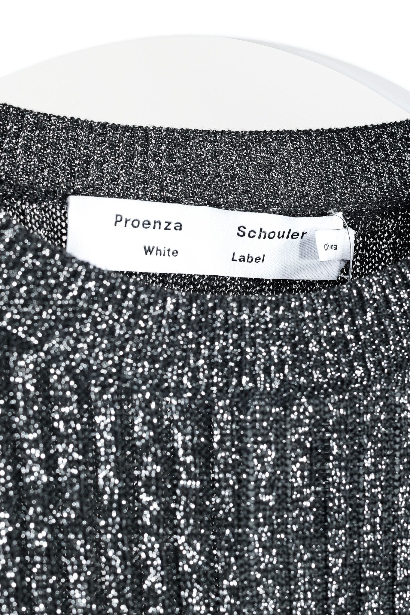 Proenza Schouler White Label Proenza Schouler White Label Lurex Ribbed-Knit Sweater Size M / US 6-8 / IT 42-44 - 4 Thumbnail