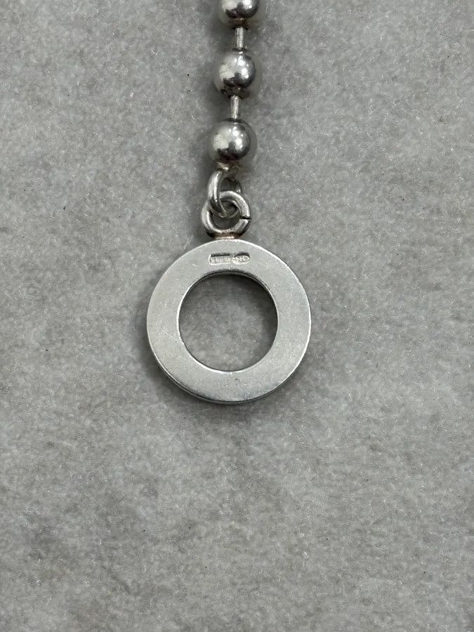 Vintage 2000s Gucci Silver Beaded Anchor Chain Bracelet Size ONE SIZE - 6 Thumbnail