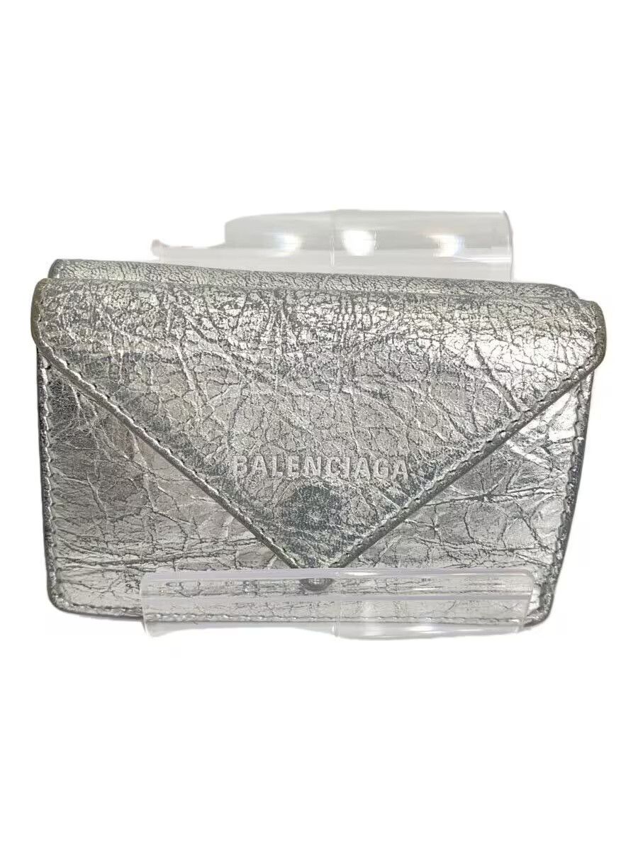 Balenciaga Balenciaga Bi-Fold Wallet Silver Size ONE SIZE - 1 Thumbnail
