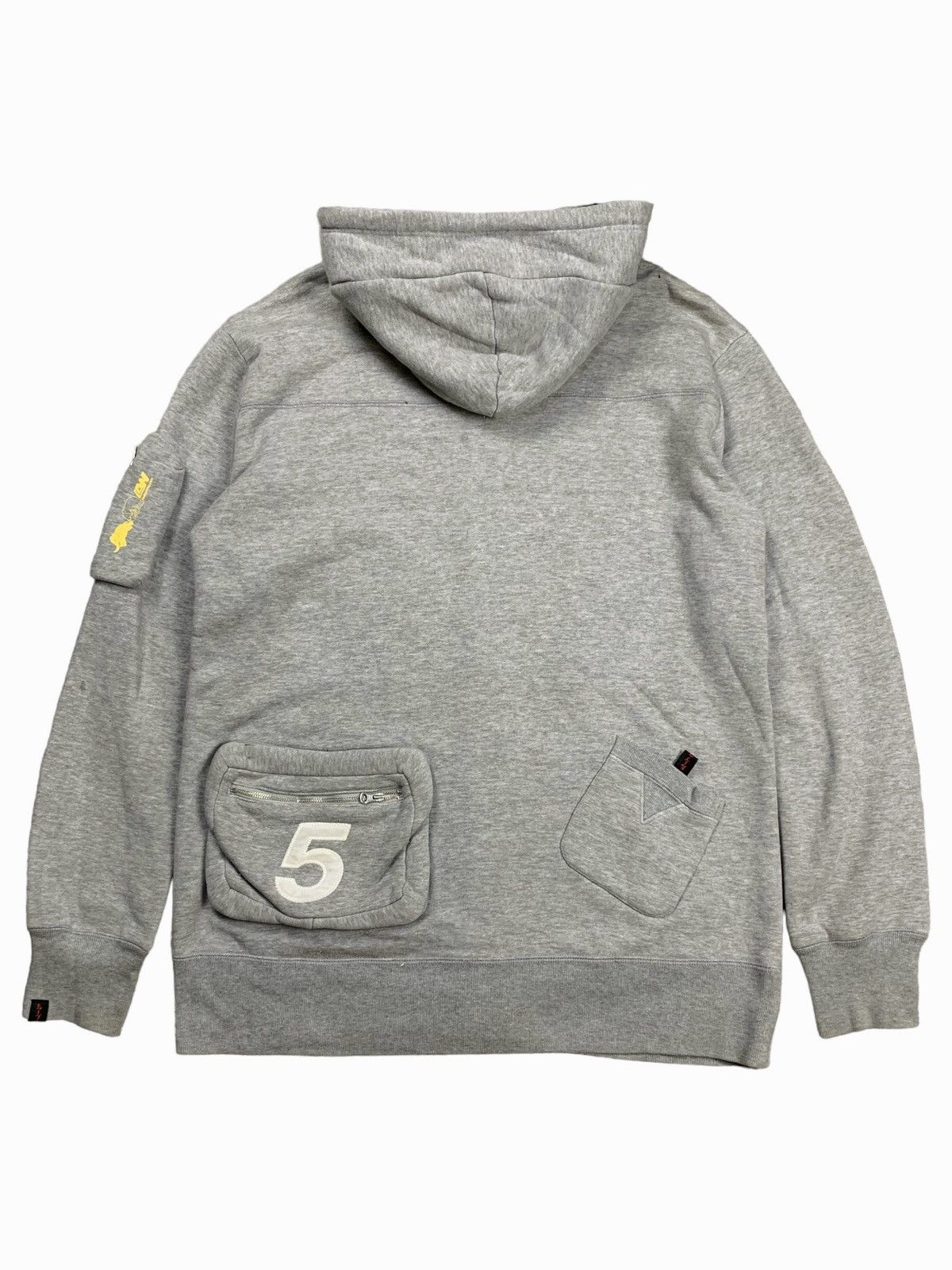 GmbH 2009 Loopwheeler X GmbH - Hooligan Masked Zip Hoodie Size US L / EU 52-54 / 3 - 8 Thumbnail