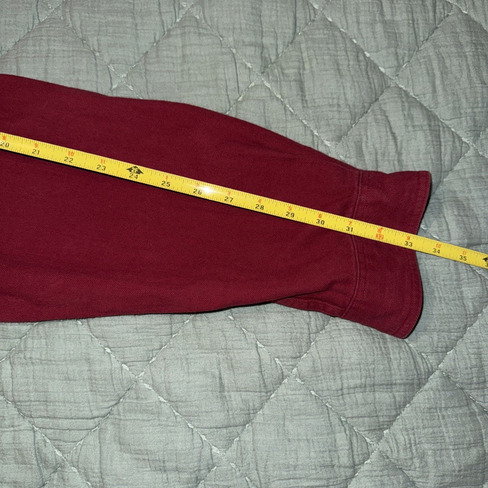 L.L. Bean LL Bean Herringbone Flannel Burgundy XXL Tall Canada OWU89 Size US XXL / EU 58 / 5 - 8 Thumbnail