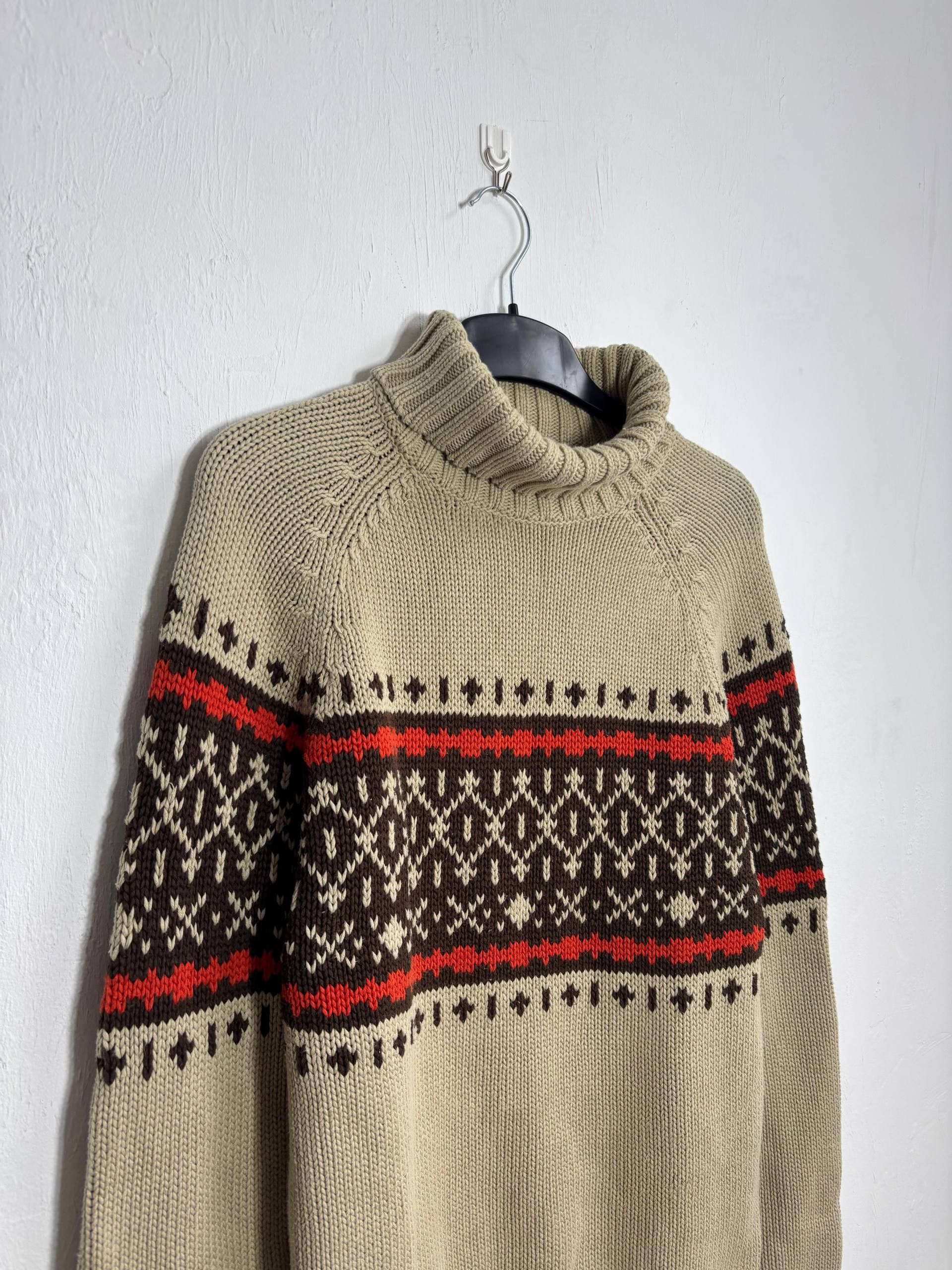 Polo Ralph Lauren Polo Ralph Lauren Nordic Aztek Vintage Knit Sweater Men's M Size US M / EU 48-50 / 2 - 2 Thumbnail