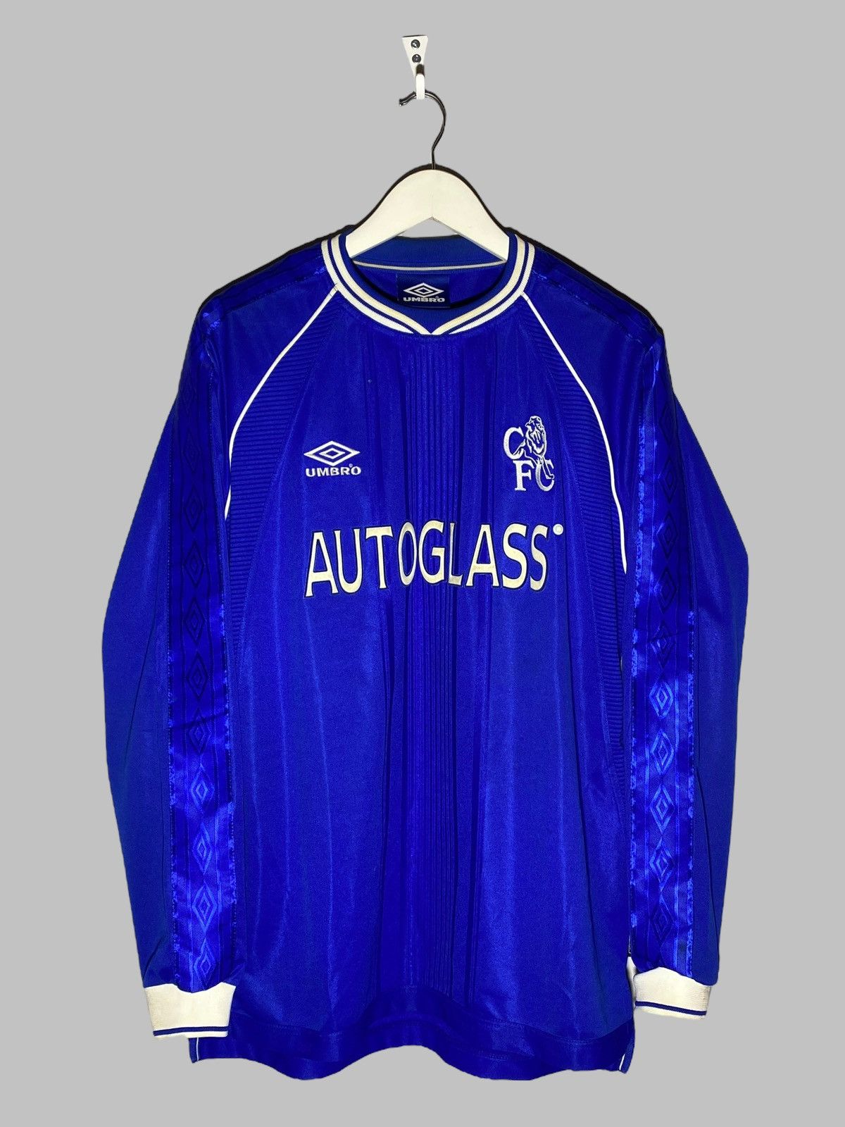 Umbro 🔥 00s CHELSEA ADIDAS JERSEY VINTAGE RARE STAMFORD BRIDGE Size US L / EU 52-54 / 3 - 1 Thumbnail