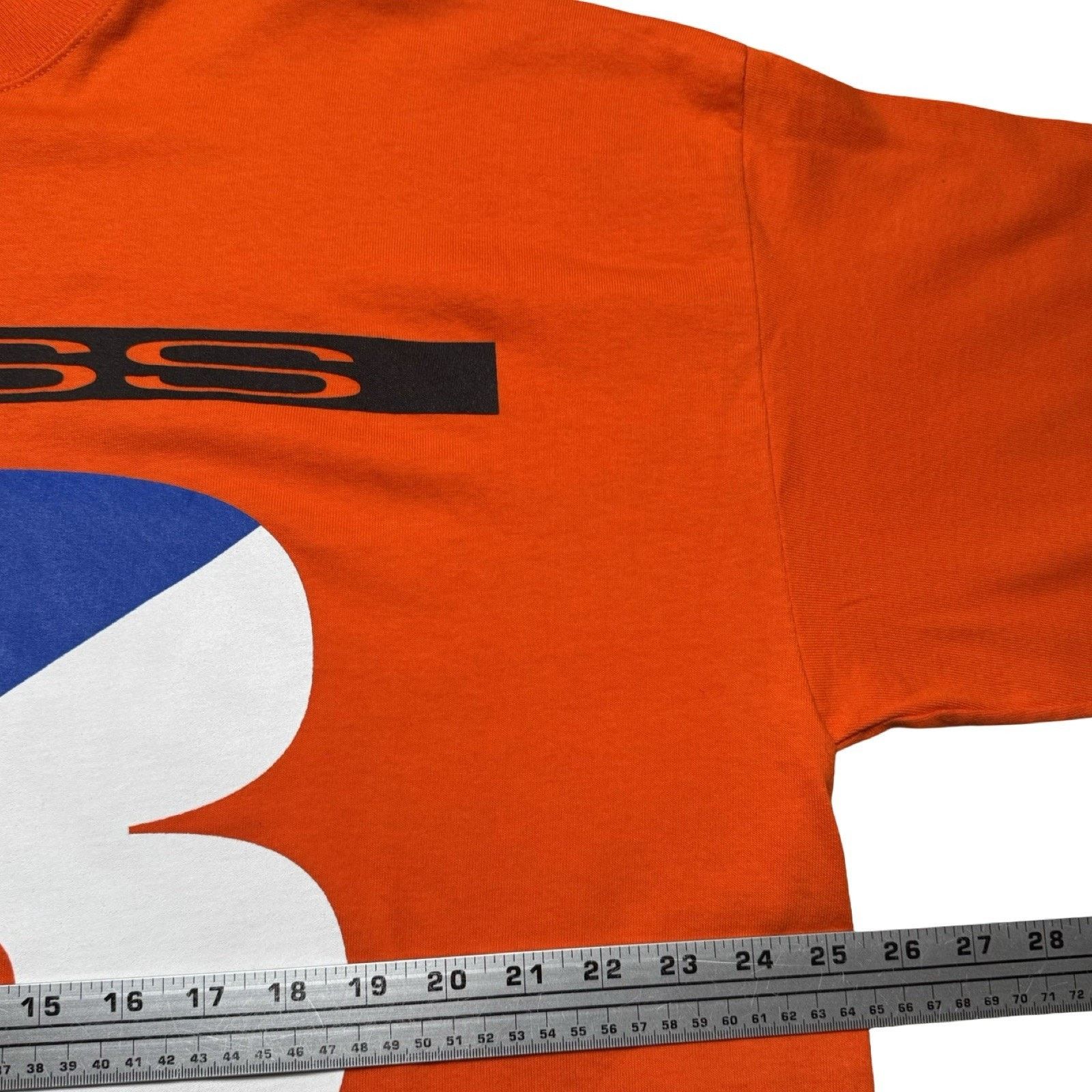 Vintage Vintage 90s Boss By I.G. Design Spell Out Orange T Shirt 2XL Size US XXL / EU 58 / 5 - 3 Thumbnail