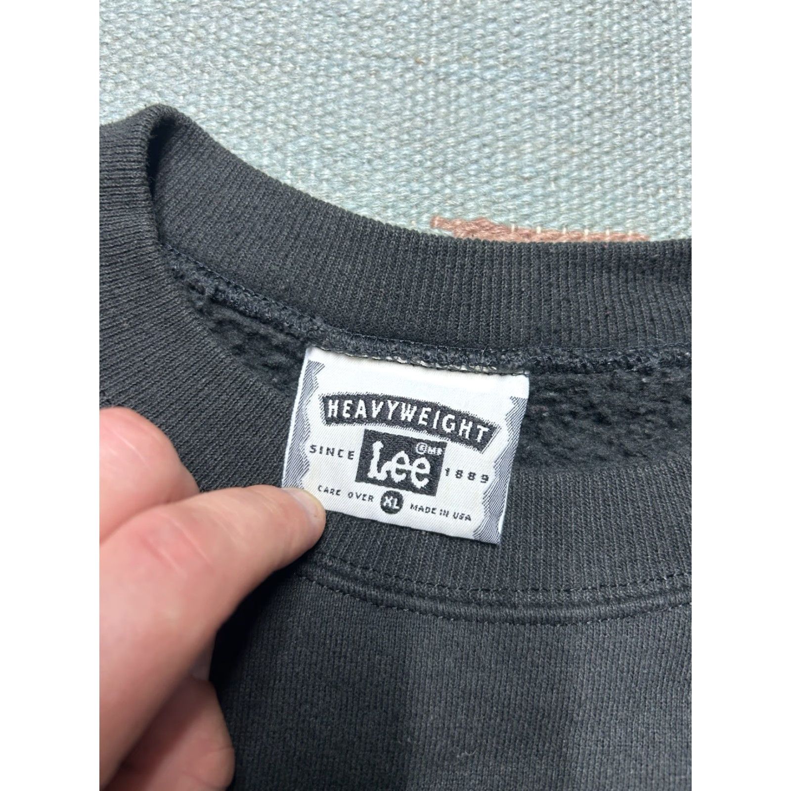 Vintage VINTAGE 90s Sweatshirt See Jane Slam Dunk Over Dick Basketball XL Men Black Pullover Crewneck - 90s Size US XL / EU 56 / 4 - 4 Thumbnail